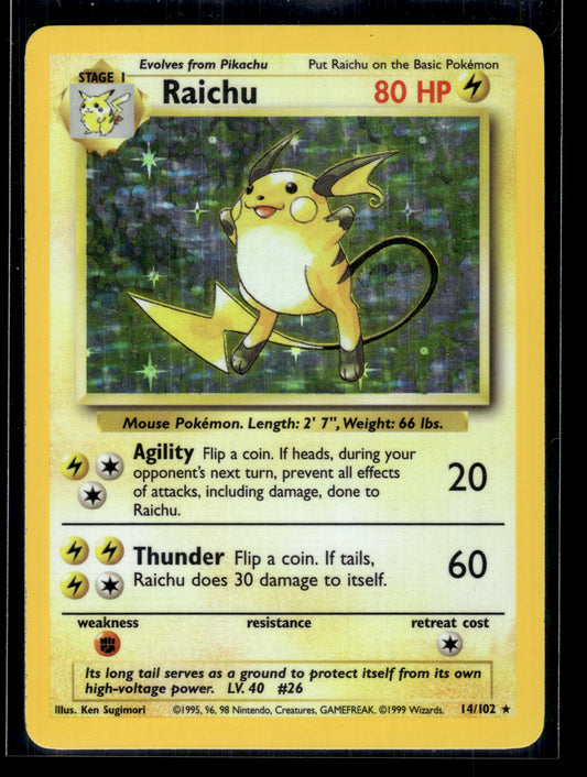 Raichu #014/102 Base Set LP