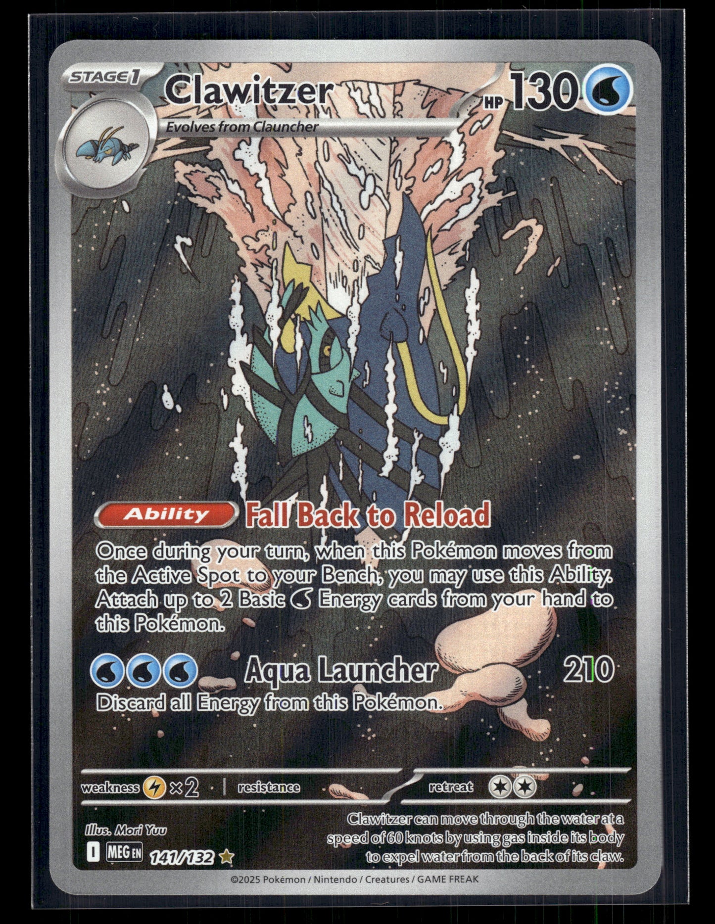 Clawitzer #141/132 Mega Evolution NM