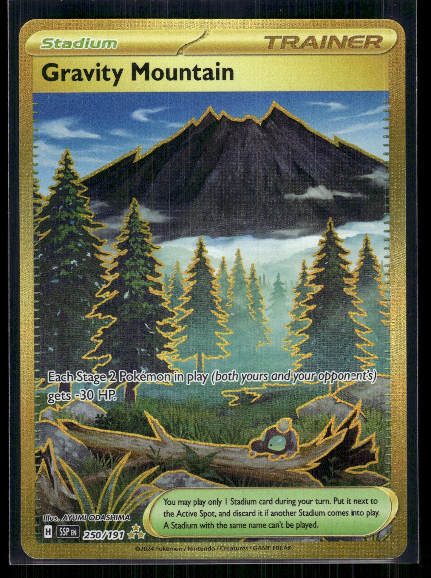 Gravity Mountain #250/191 Surging Sparks NM