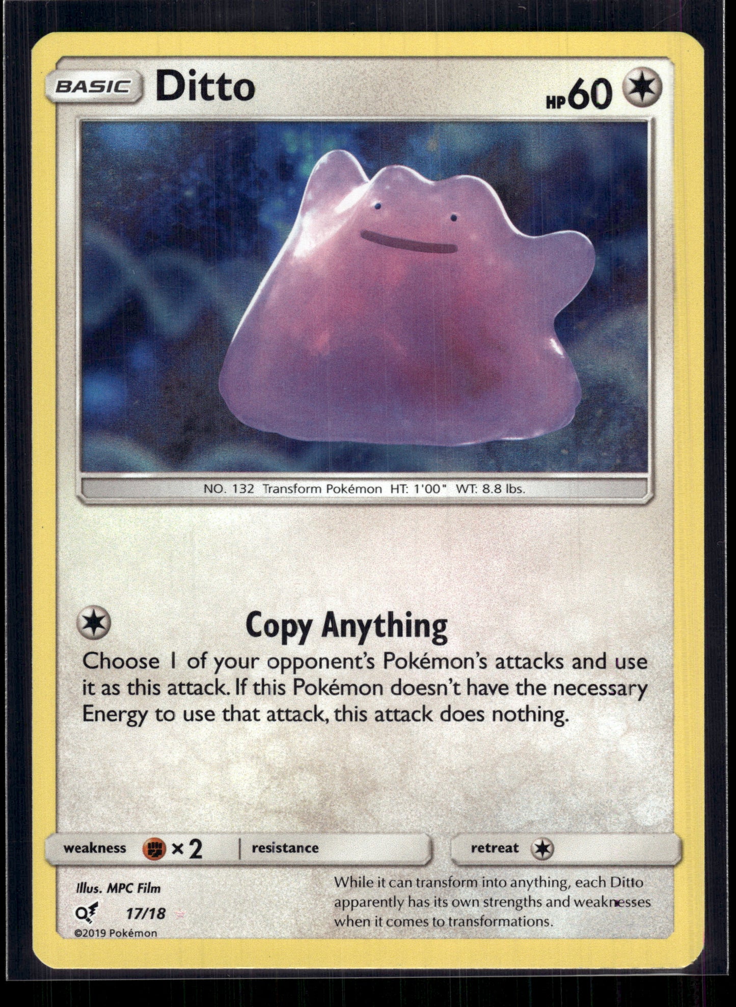 Ditto #17/18 Detective Pikachu LP