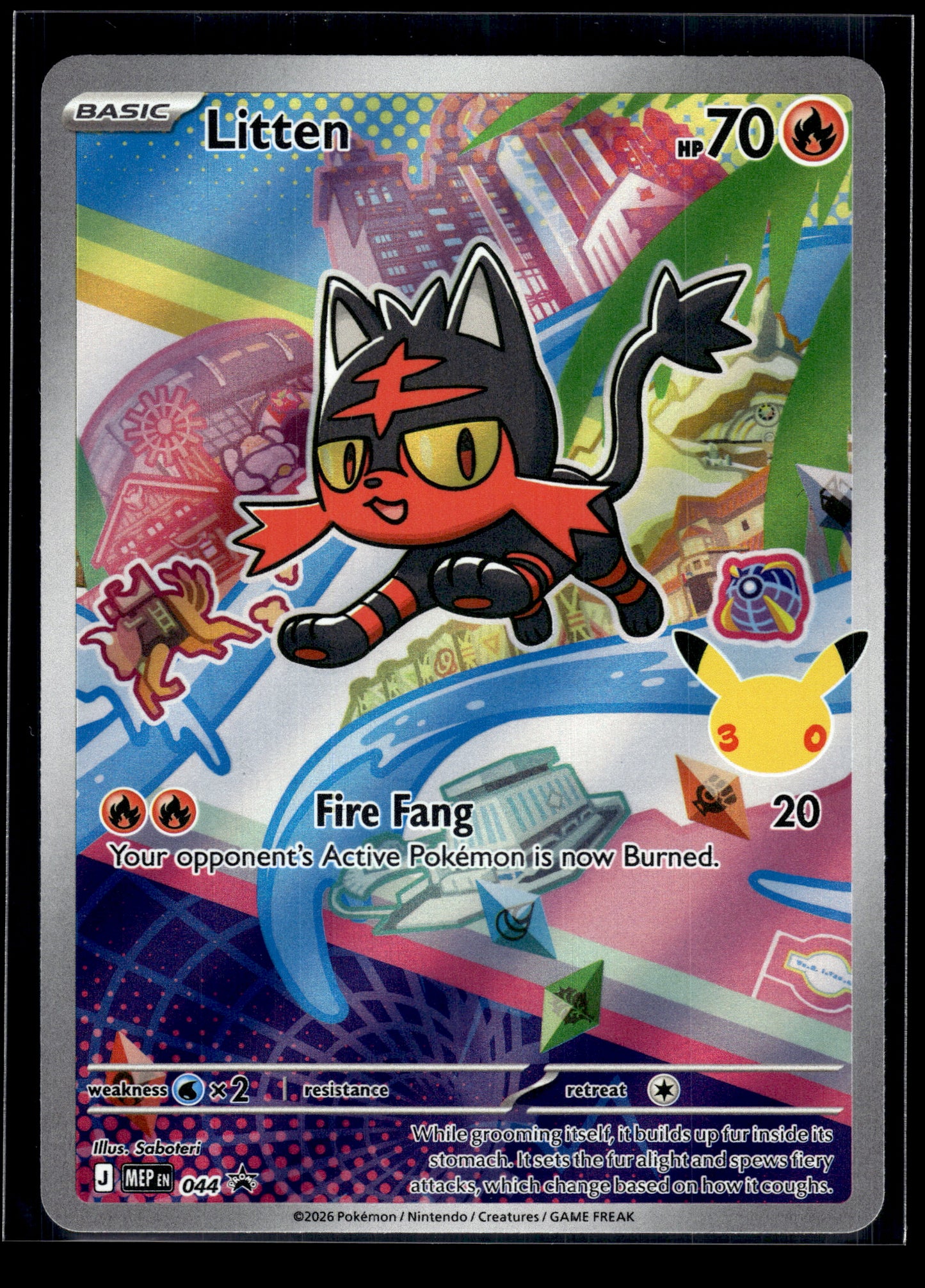 Litten #044 Mega Evolution Promo VLP