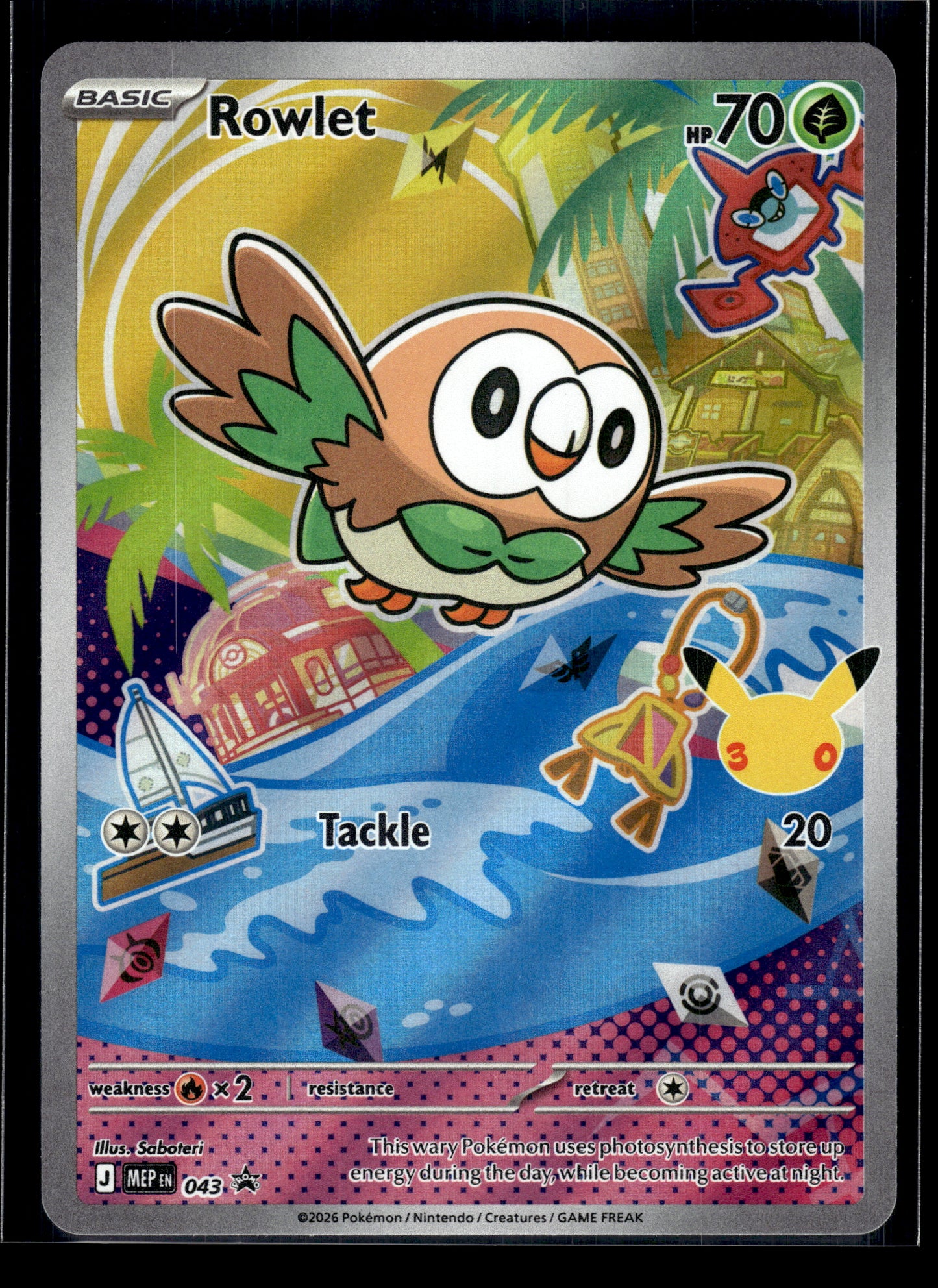 Rowlet #043 Mega Evolution Promo NM
