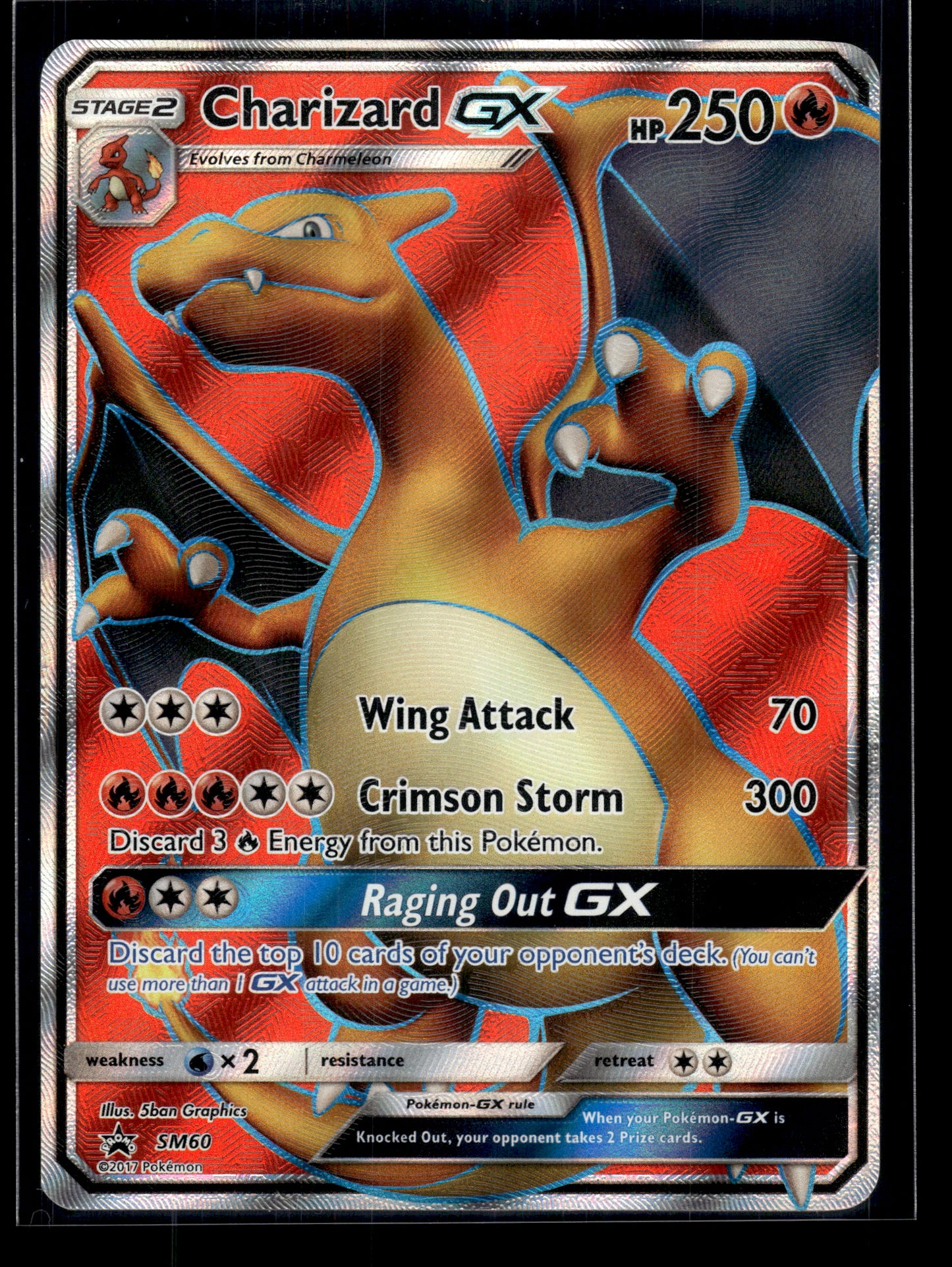 Charizard GX #SM60 SM Promos LP