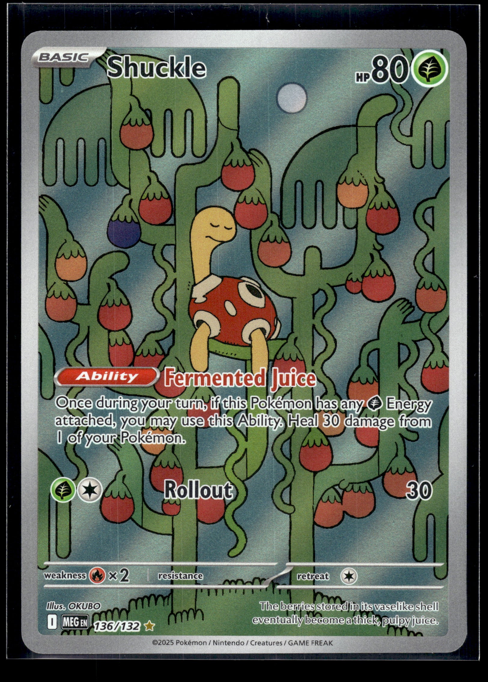 Shuckle #136/132 Mega Evolution NM