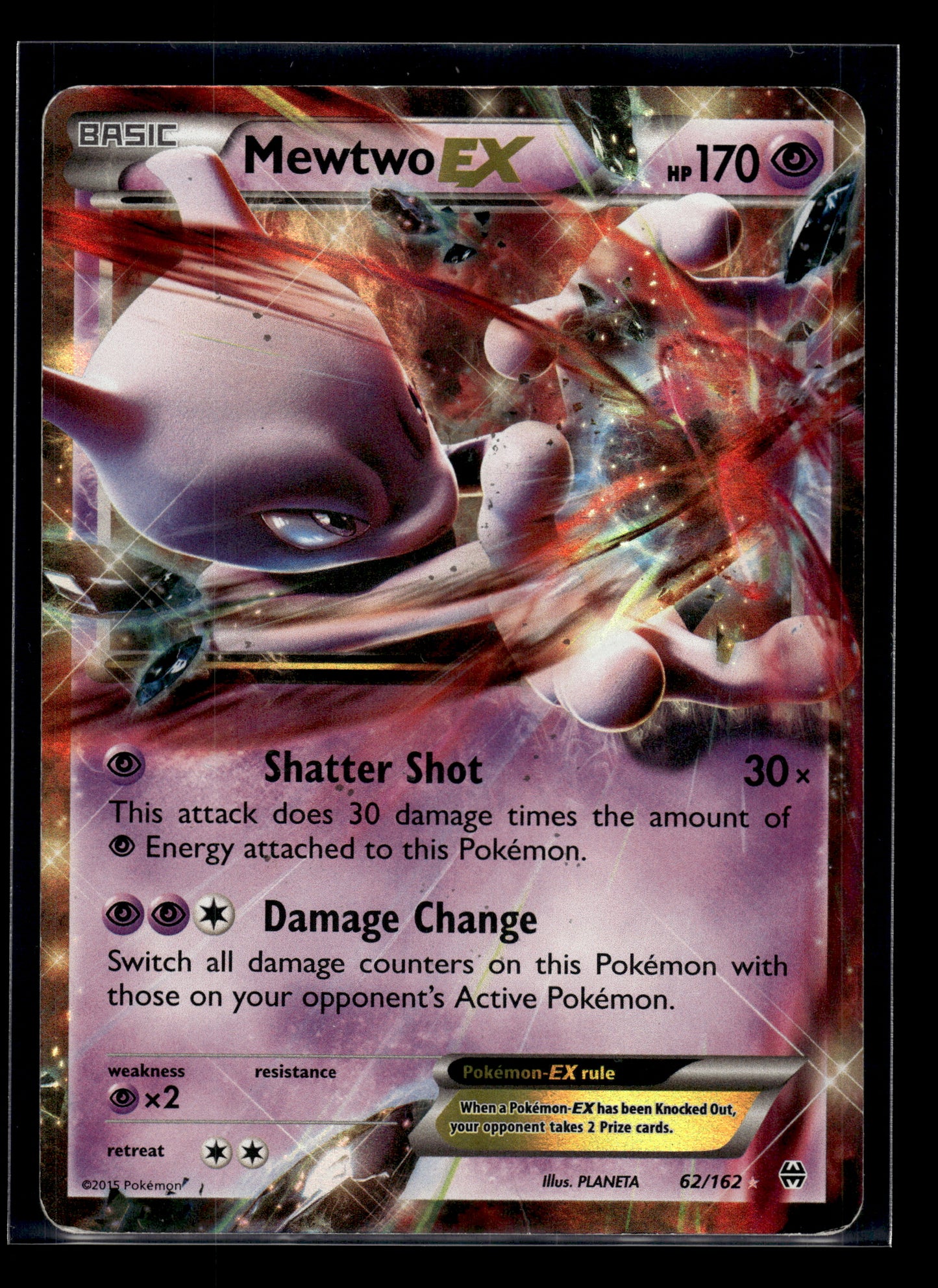 Mewtwo EX #62/162 BREAKthrough MP