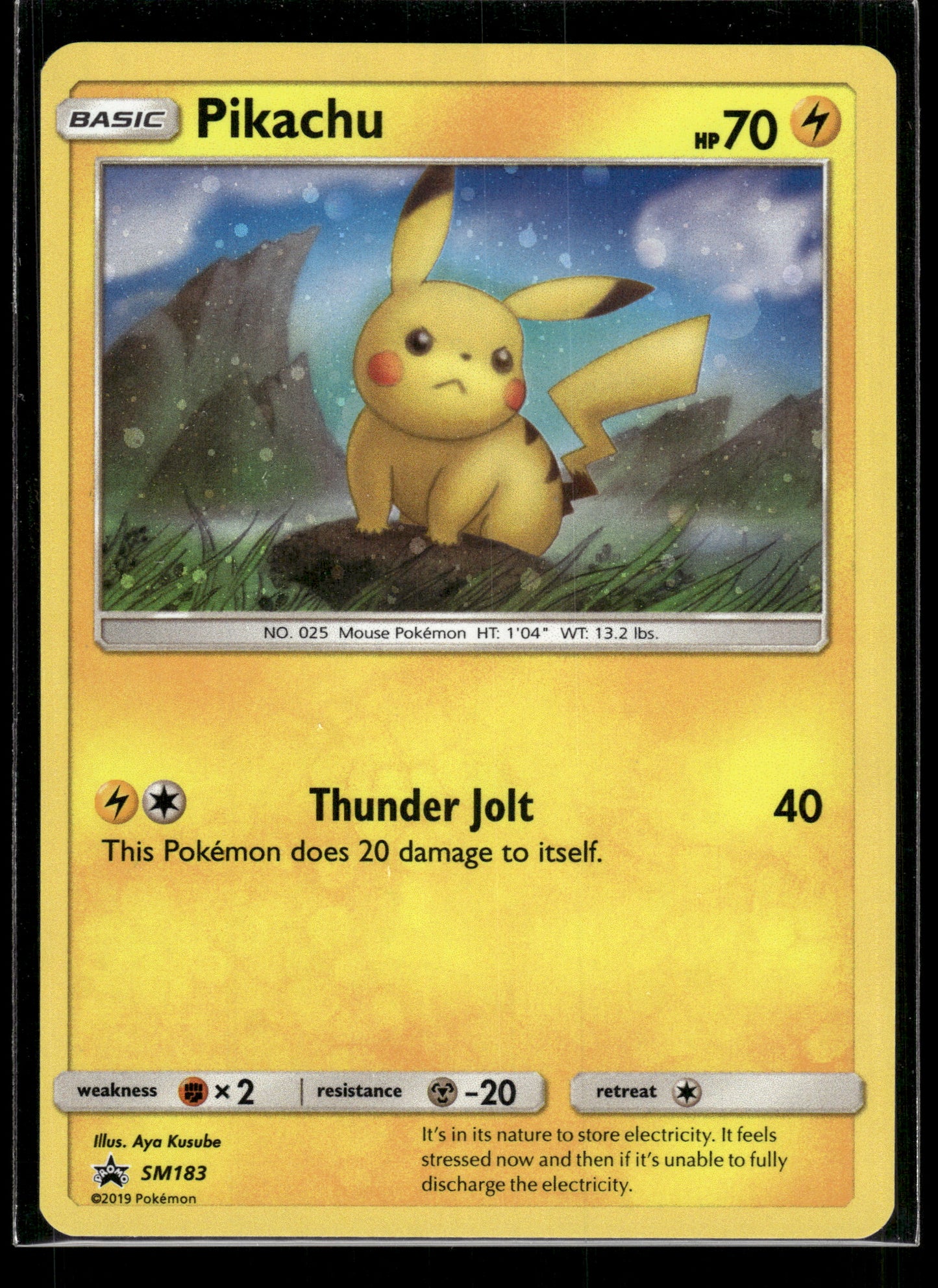 Pikachu #SM183 SM Promos LP