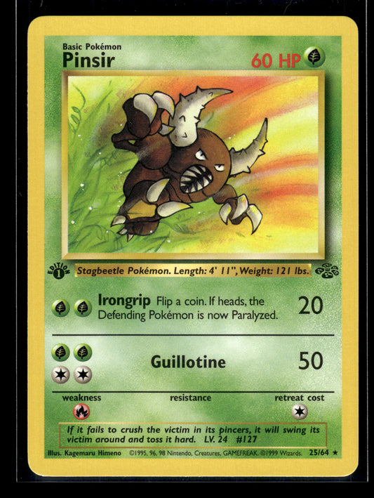 Pinsir #25/64 1st Edition Jungle LP