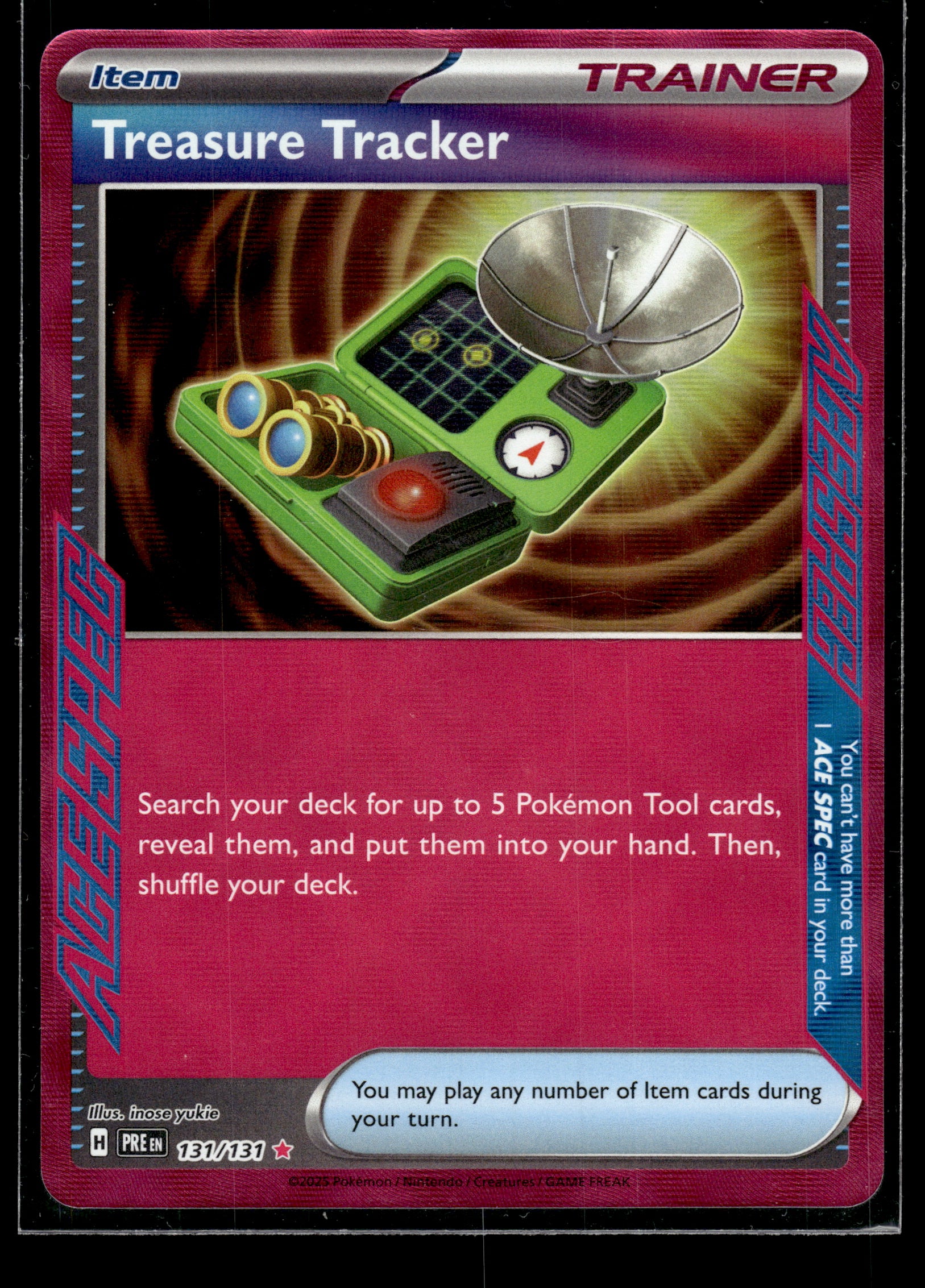 Treasure Tracker #131/131 Prismatic Evolutions LP