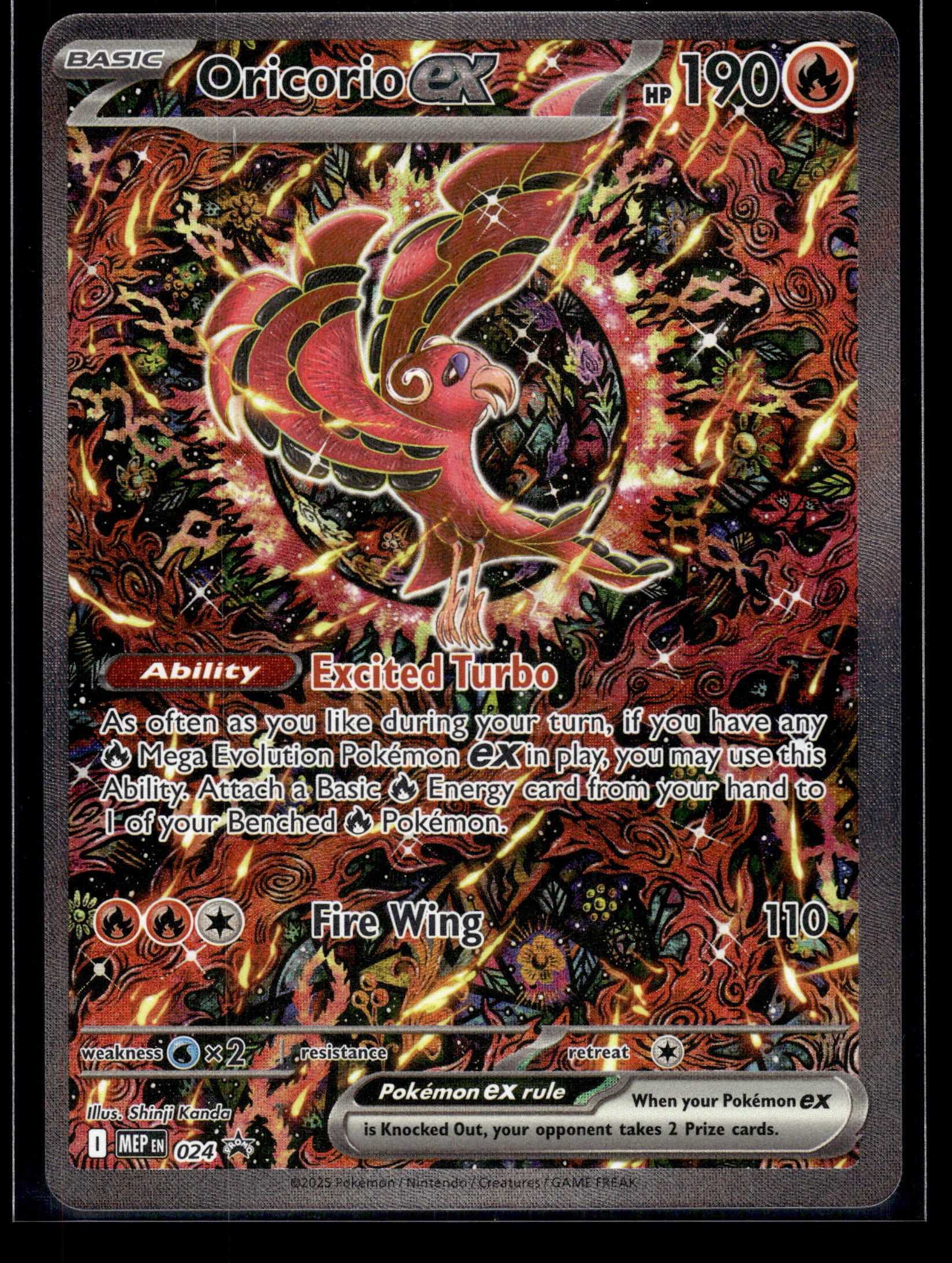 Oricorio ex #024 Mega Evolution Promo VLP