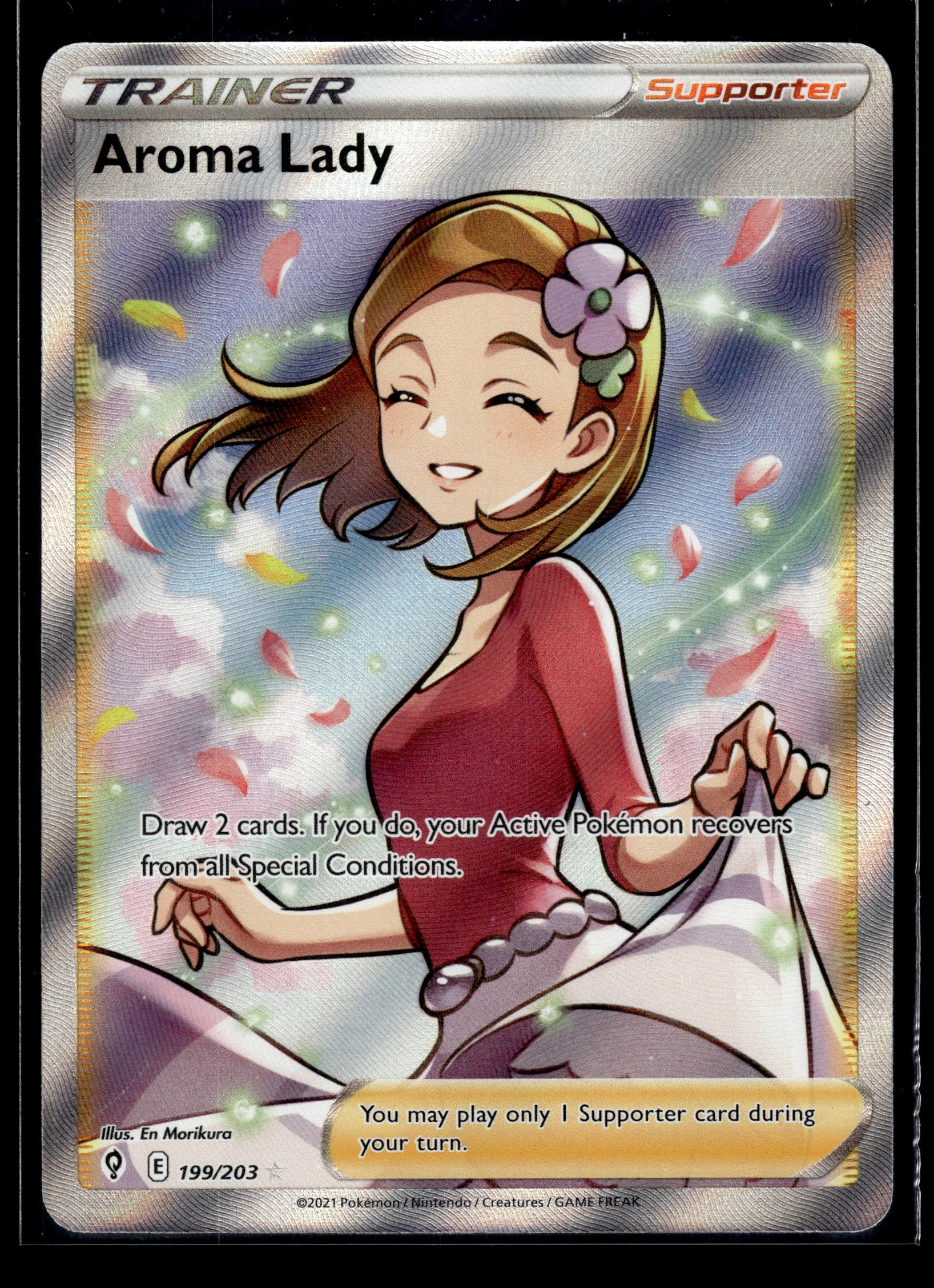 Aroma Lady (Full Art) #199/203 Evolving Skies NM