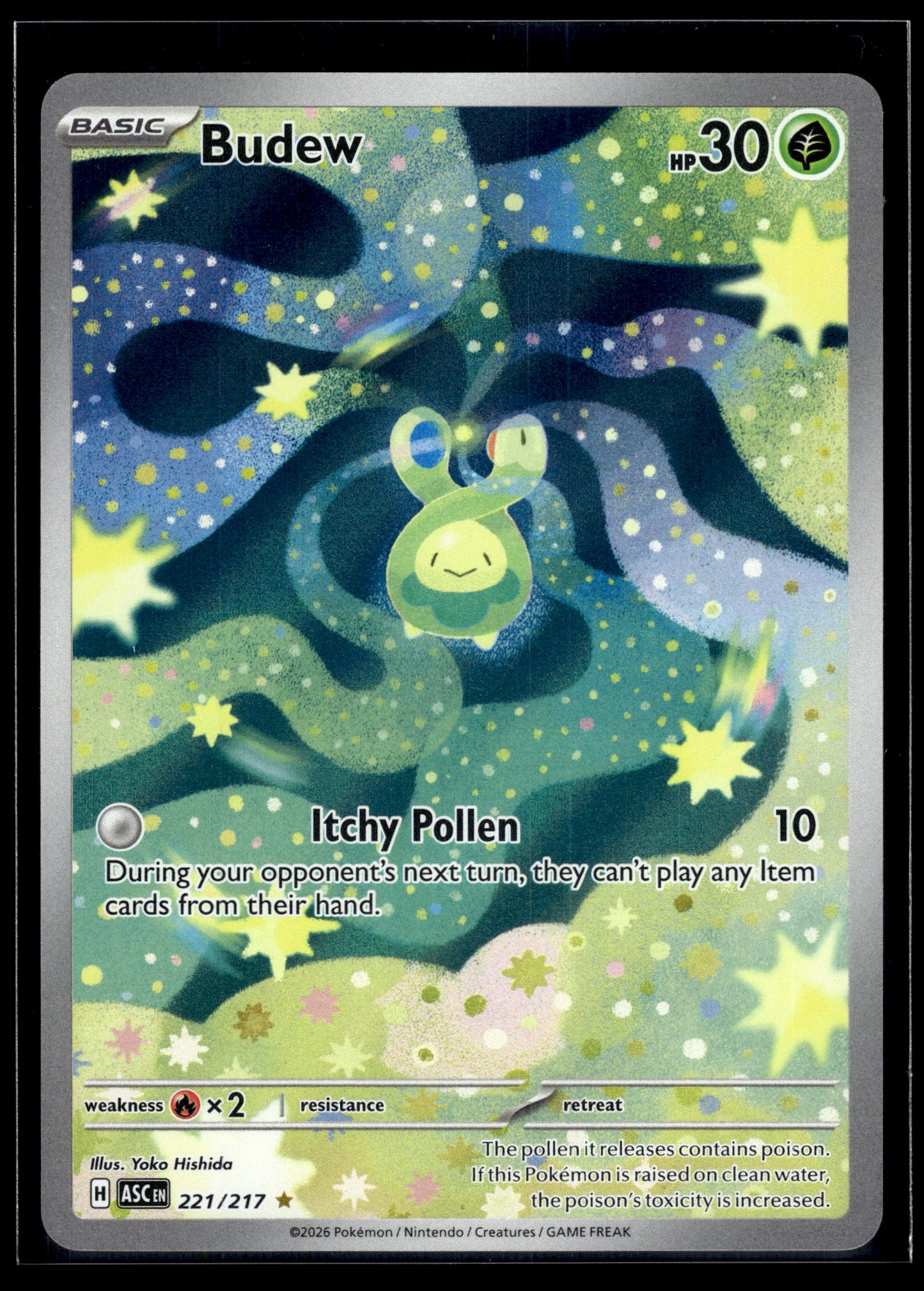 Budew #221/217 Ascended Heroes NM