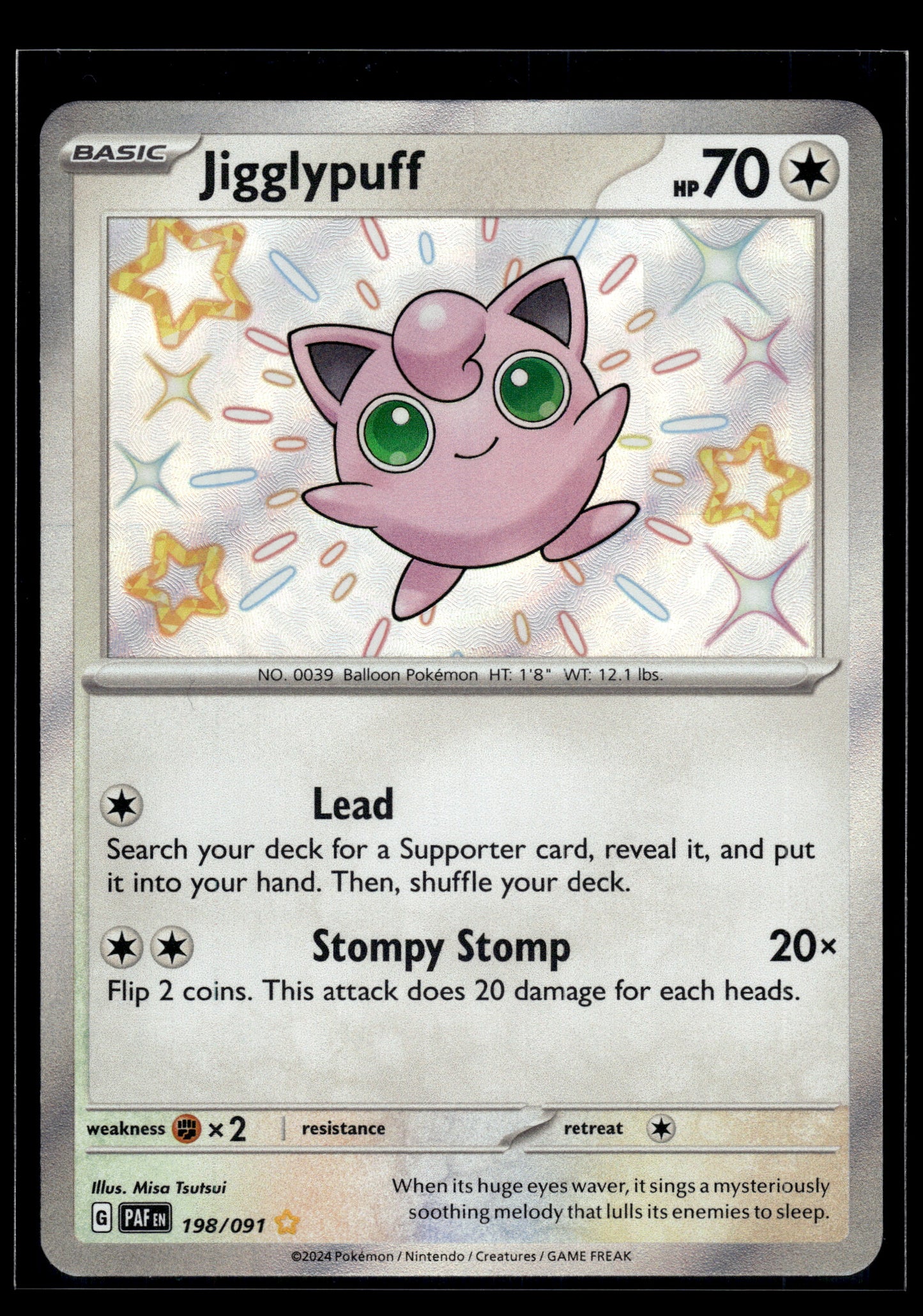 Jigglypuff #198/091 Paldean Fates VLP