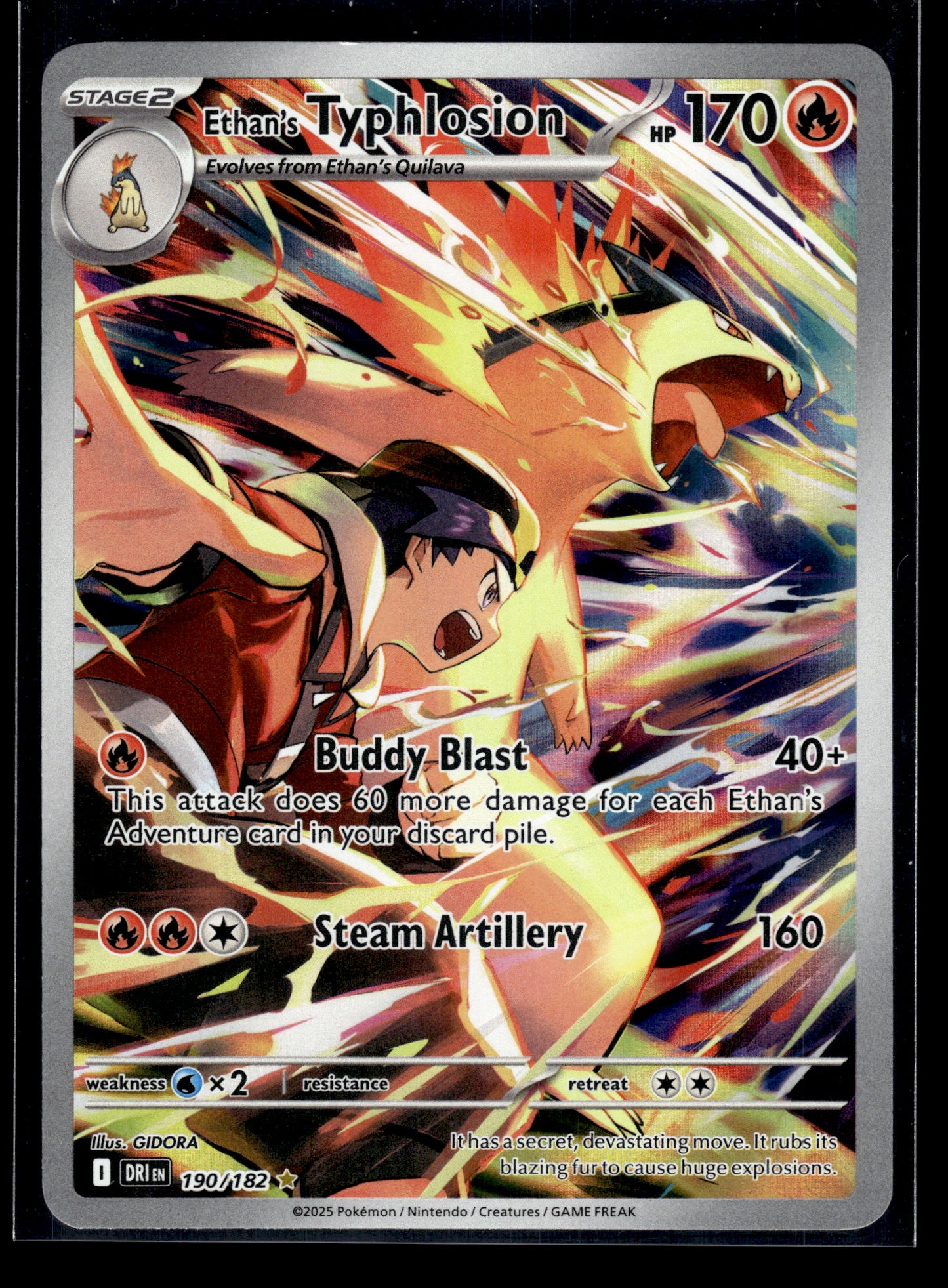 Ethan's Typhlosion #190/182 Destined Rivals VLP