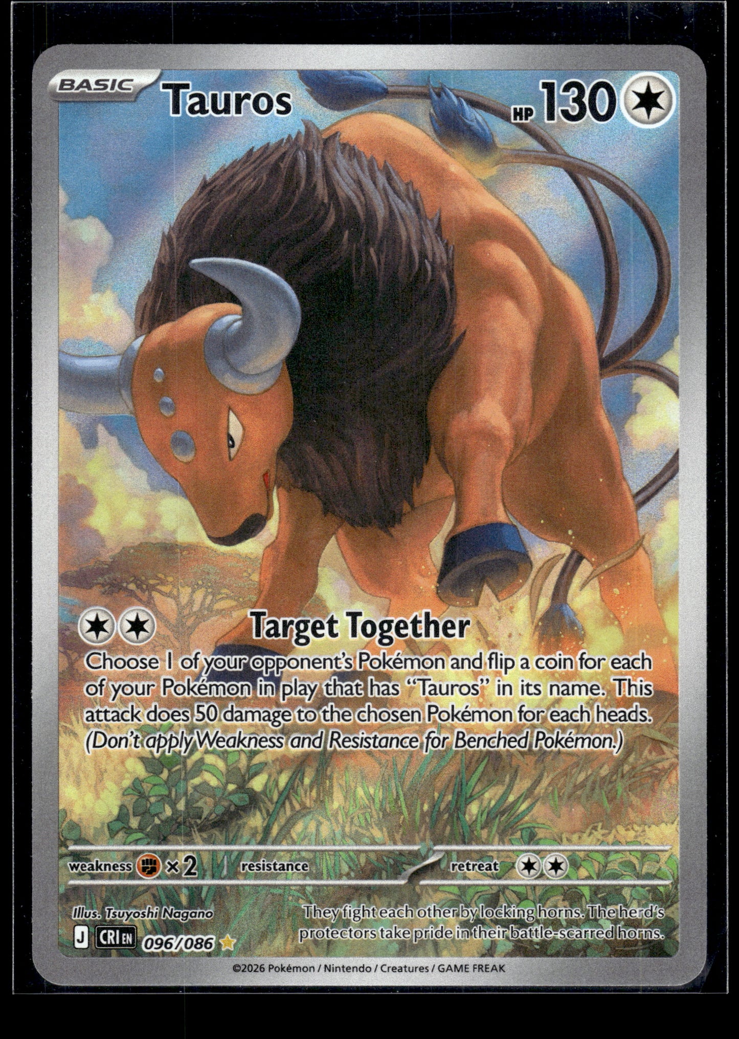 Tauros #096/086 Chaos Rising NM