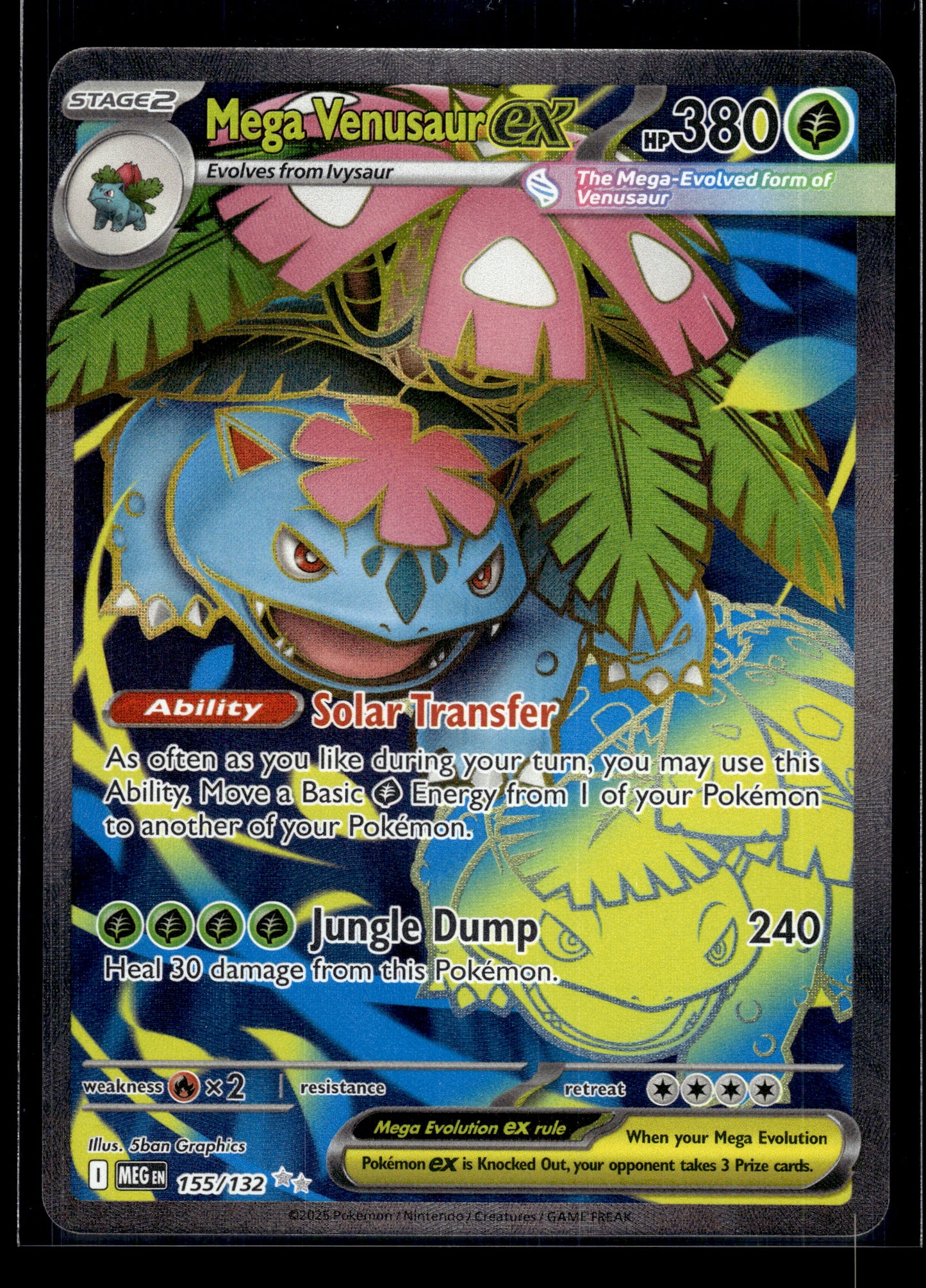 Mega Venusaur ex #155/132 Mega Evolution NM