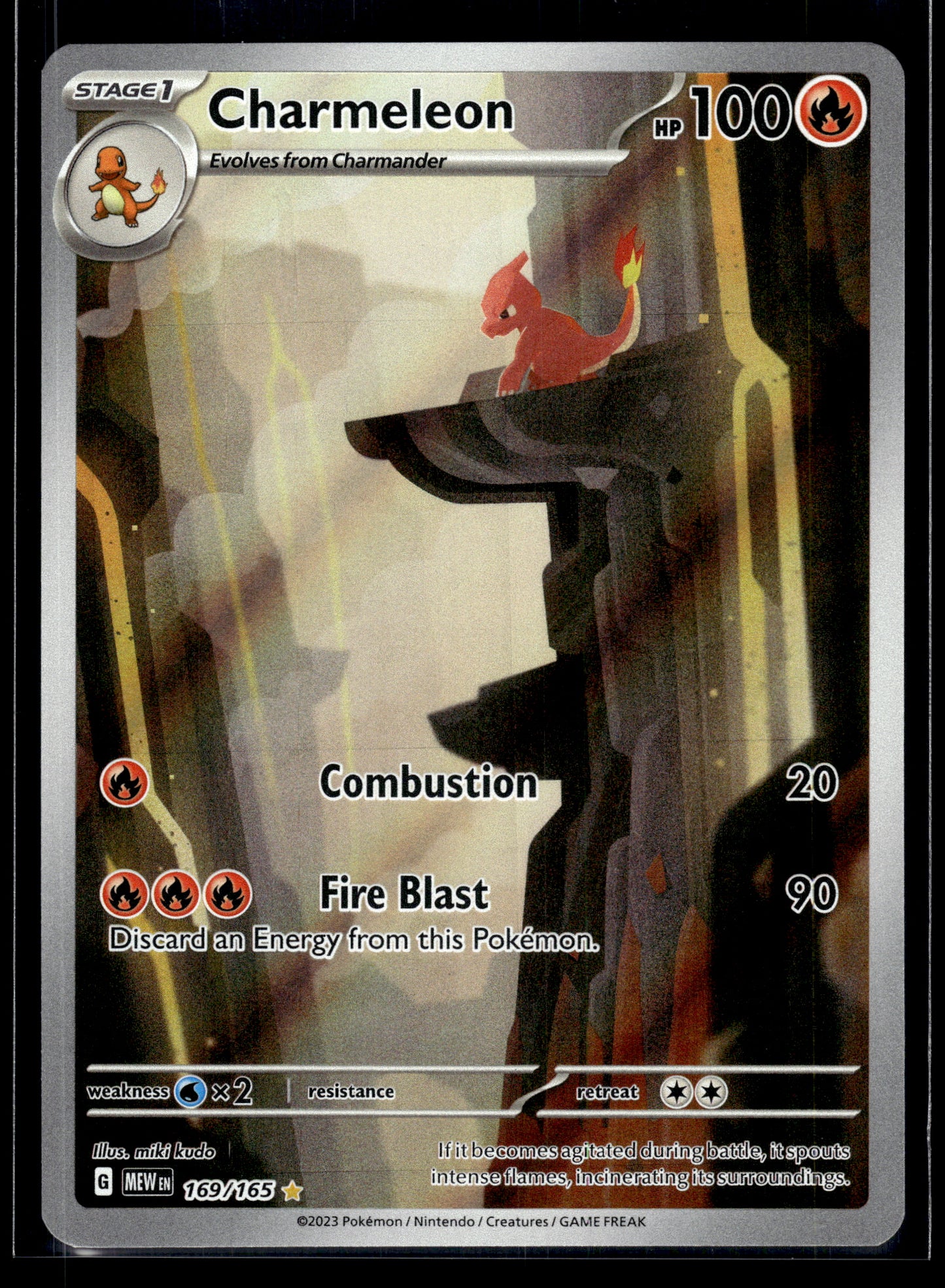 Charmeleon #169/165 Scarlet & Violet 151 VLP