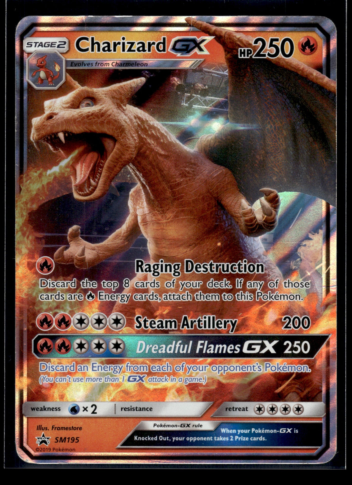 Charizard GX #SM195 SM Promos MP