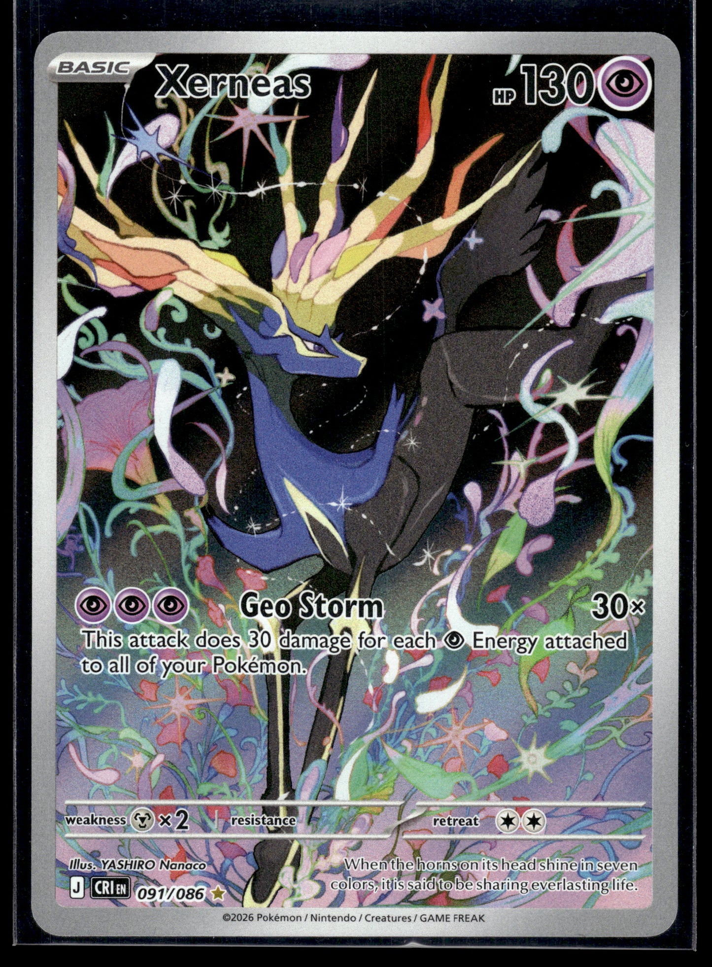 Xerneas #091/086 Chaos Rising NM