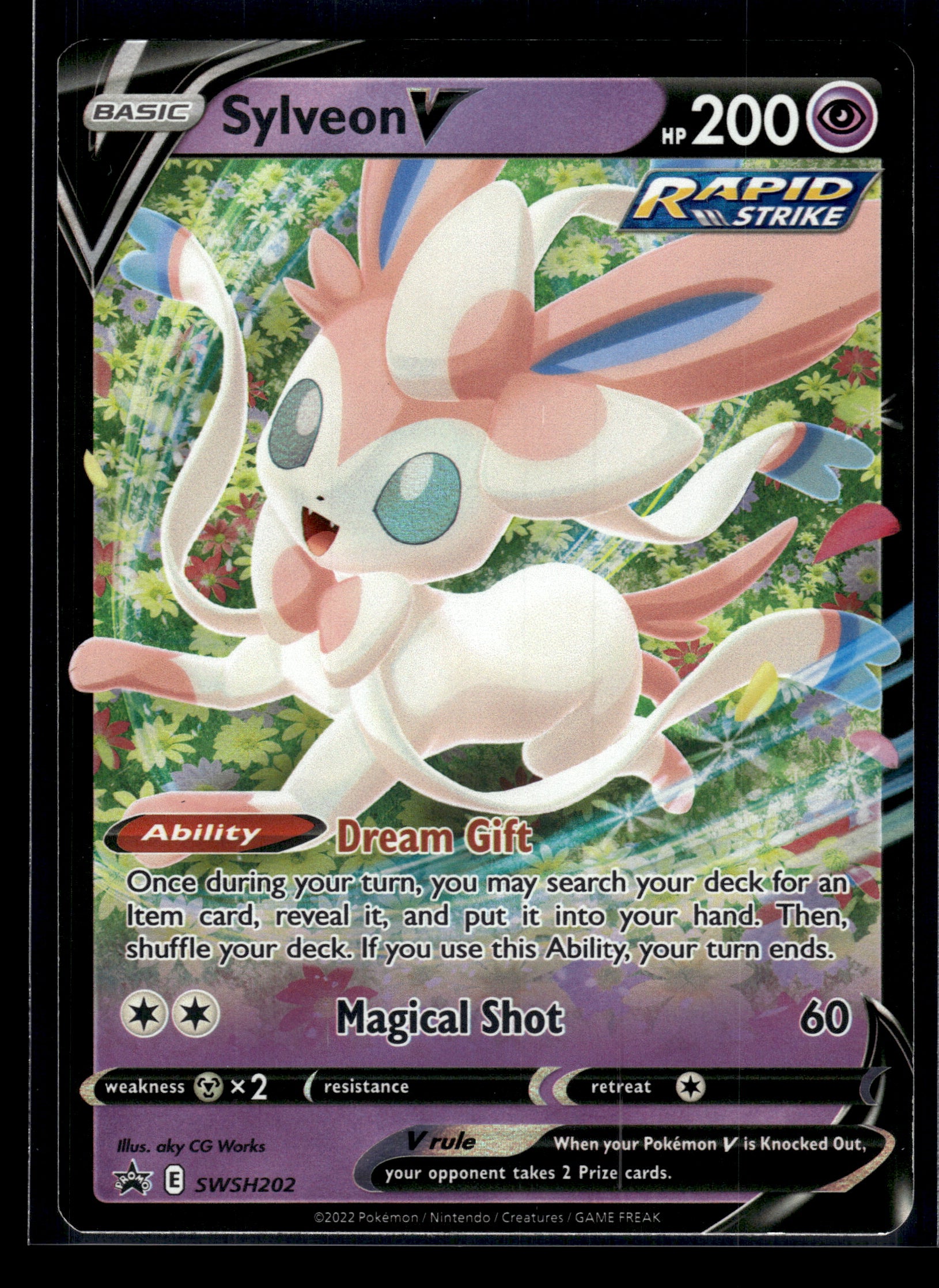 Sylveon V #SWSH202 Sword & Shield Promo Cards LP
