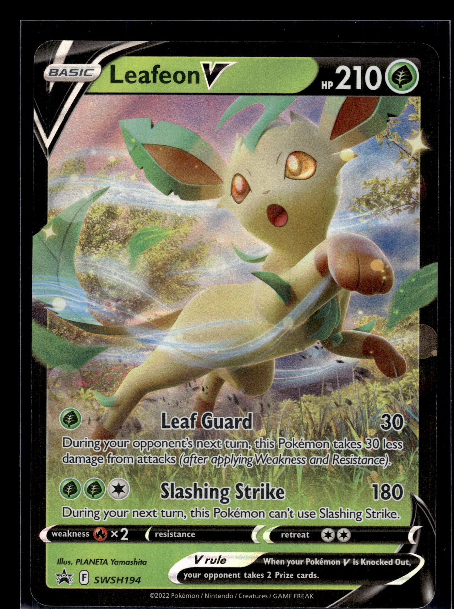 Leafeon V #SWSH194 Sword & Shield Promo Cards VLP