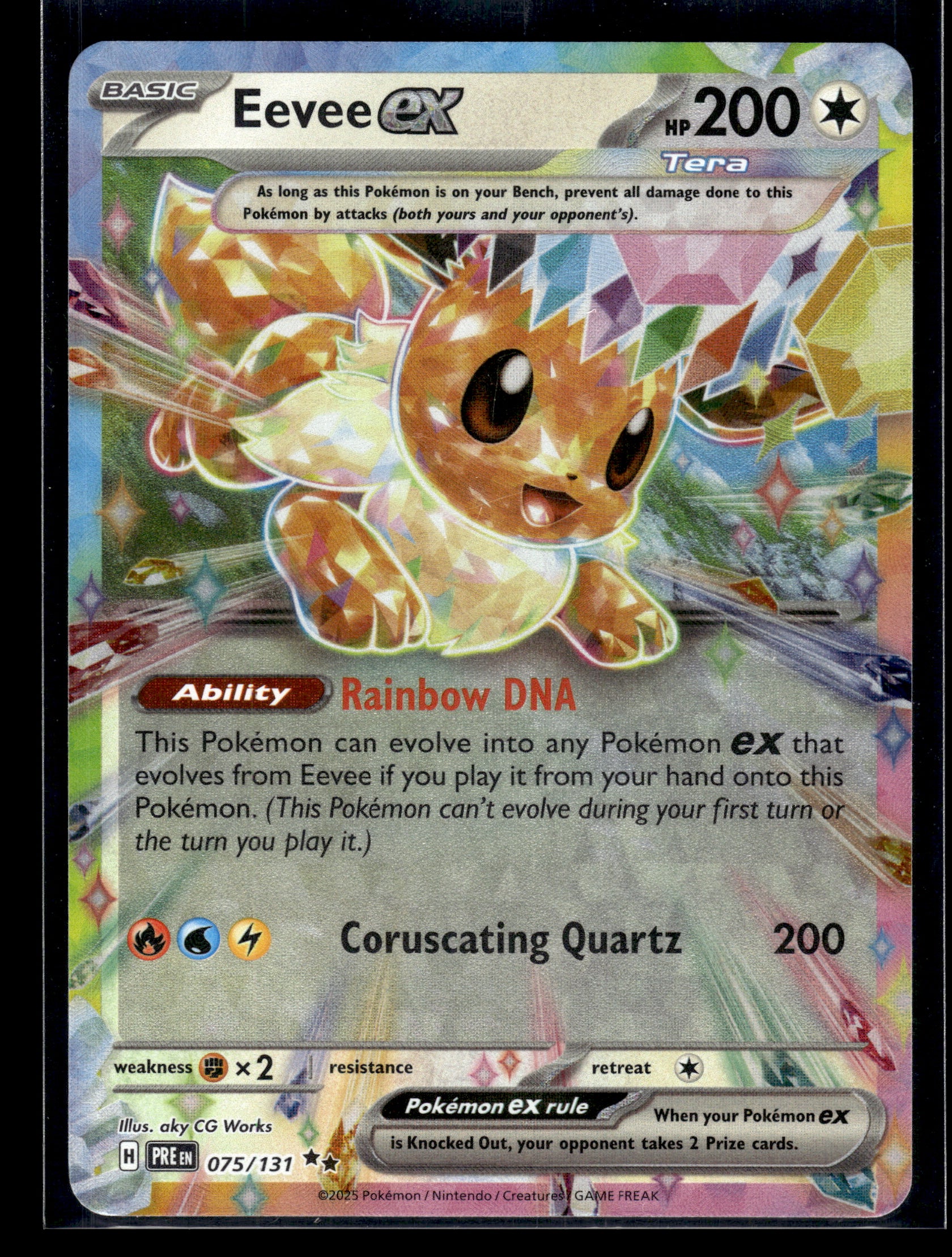 Eevee ex #075/131 Prismatic Evolutions VLP
