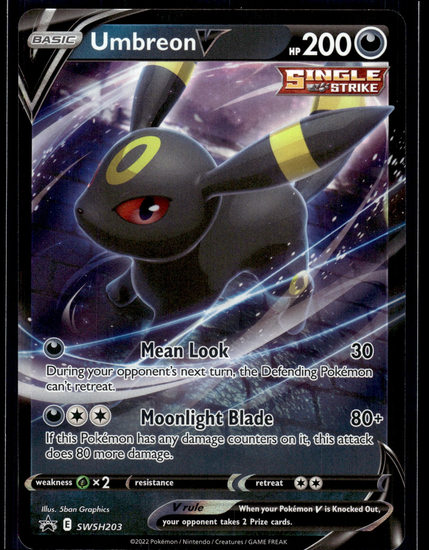 Umbreon V #SWSH203 Sword & Shield Promo Cards VLP