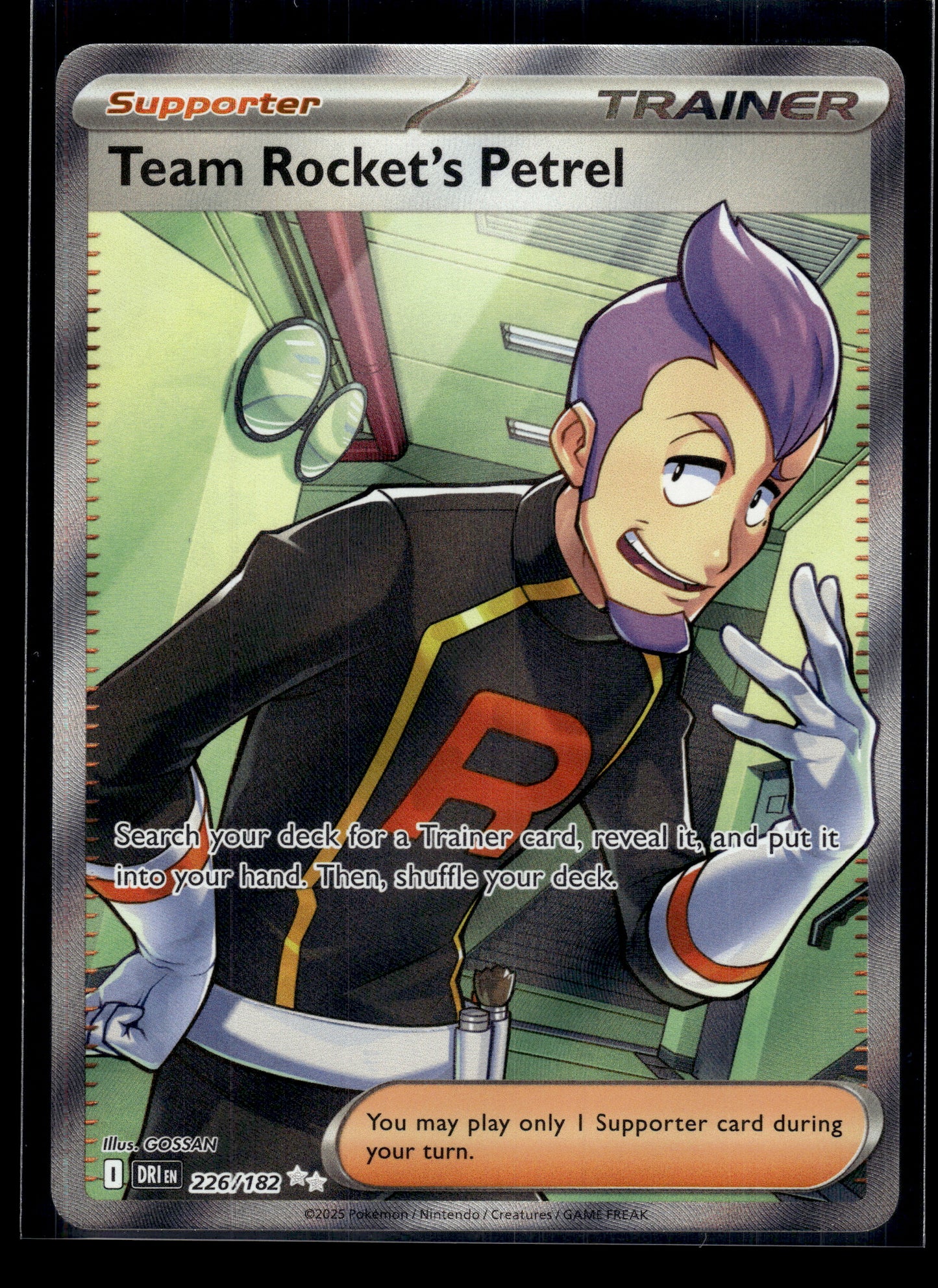 Team Rocket's Petrel #226/182 Destined Rivals NM