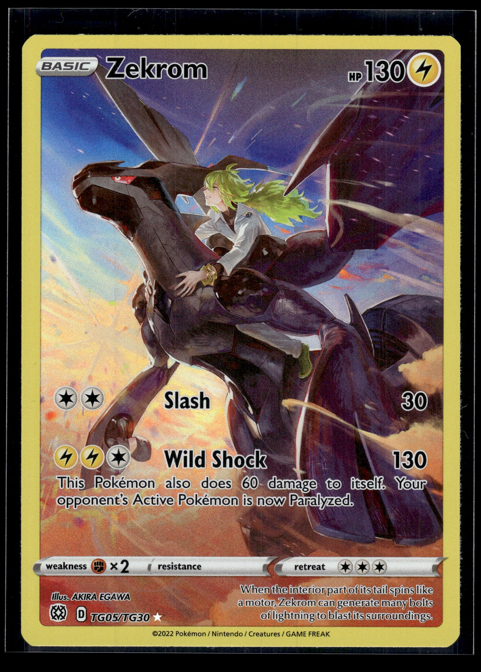 Zekrom #TG05/TG30 Brilliant Stars Trainer Gallery VLP