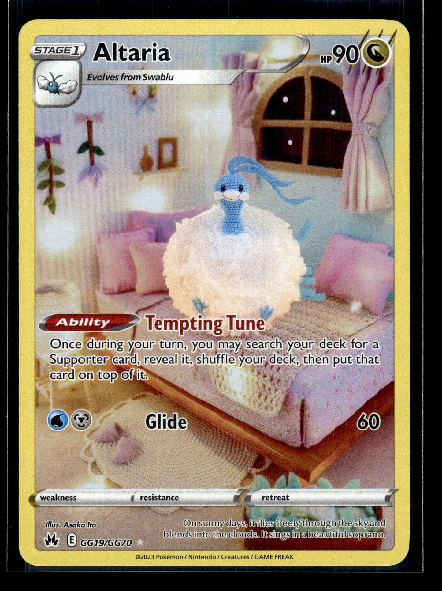 Altaria #GG19/GG70 Crown Zenith: Galarian Gallery LP