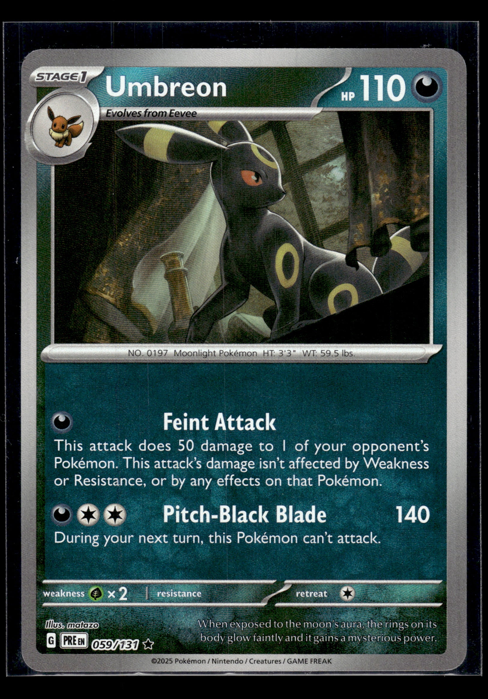 Umbreon (Poke Ball Pattern) #059/131 Prismatic Evolutions NM