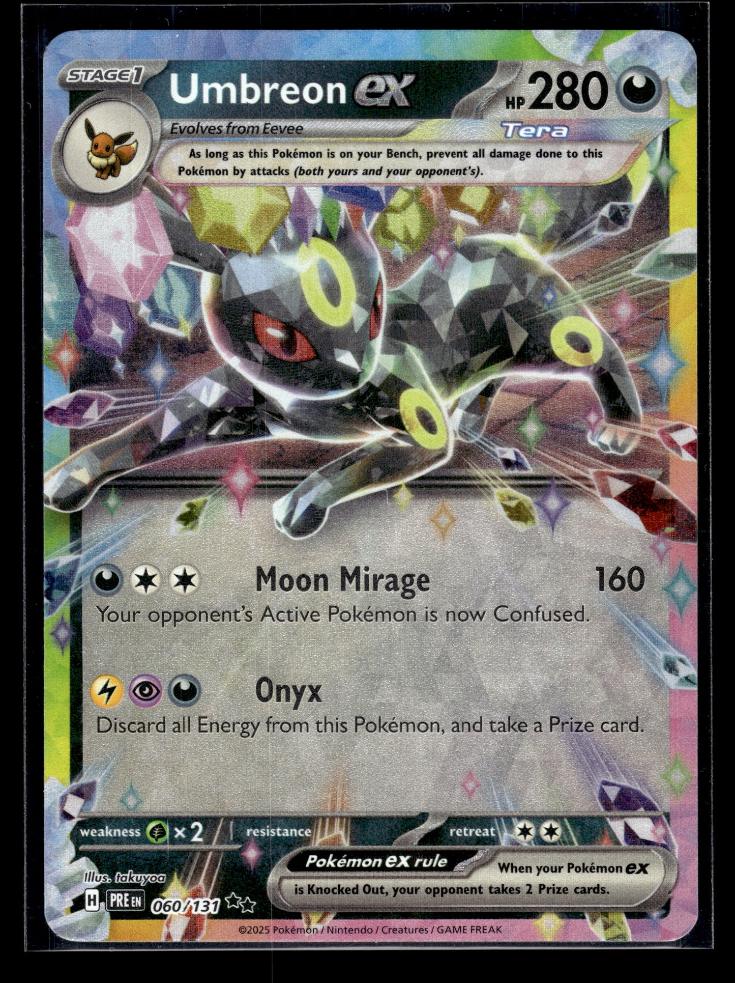 Umbreon ex #060/131 Prismatic Evolutions VLP
