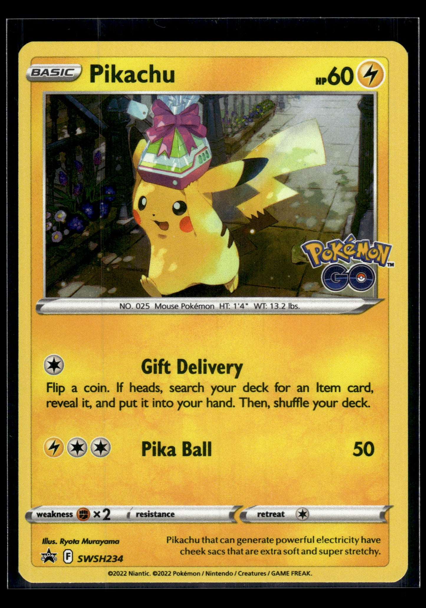 Pikachu #SWSH234 Sword & Shield Promo LP
