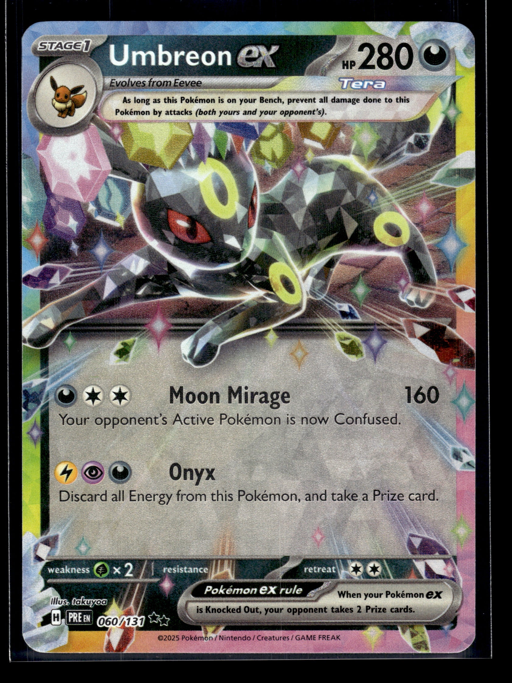Umbreon ex #060/131 Prismatic Evolutions LP