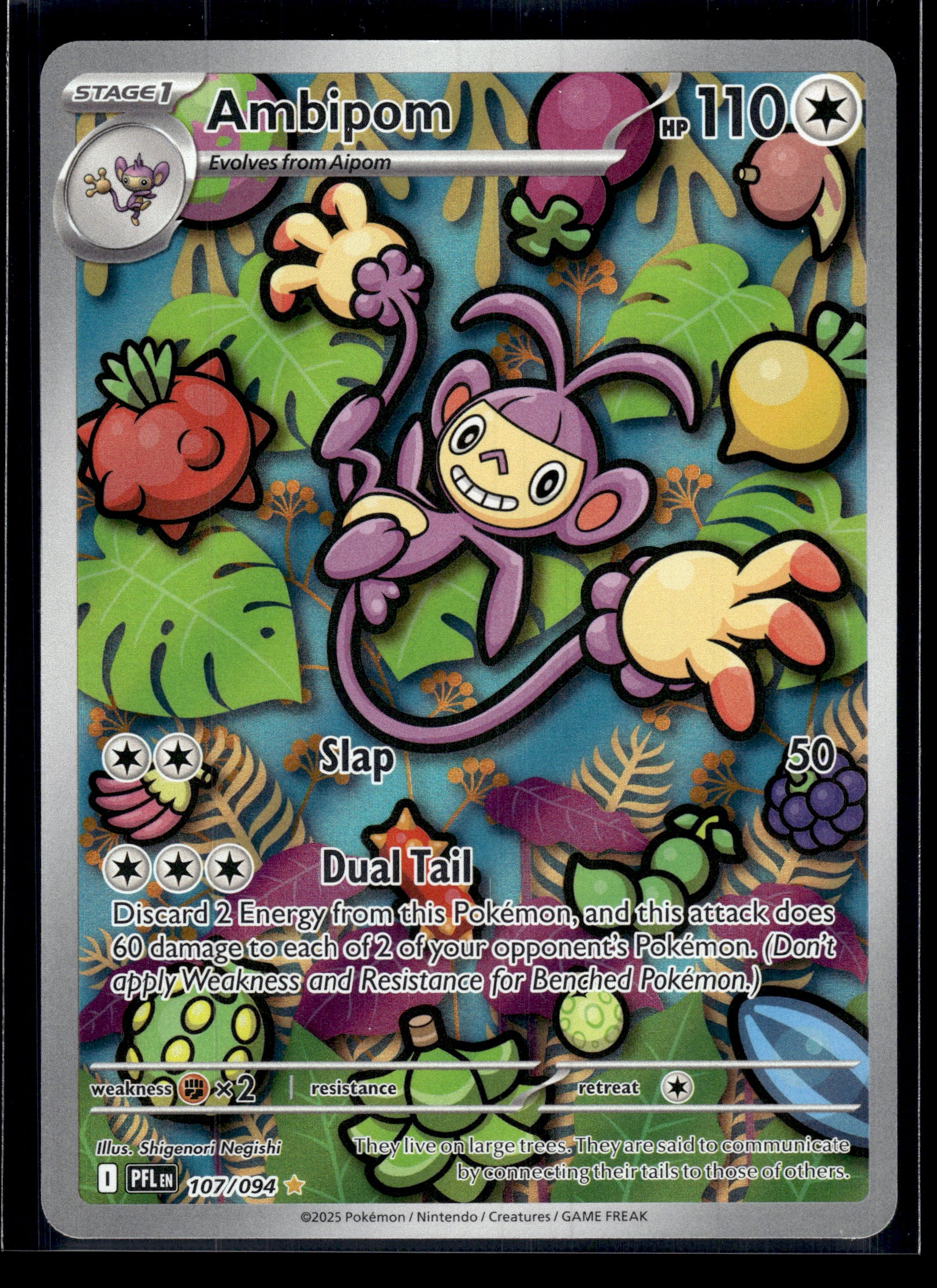 Ambipom #107/094 Phantasmal Flames VLP