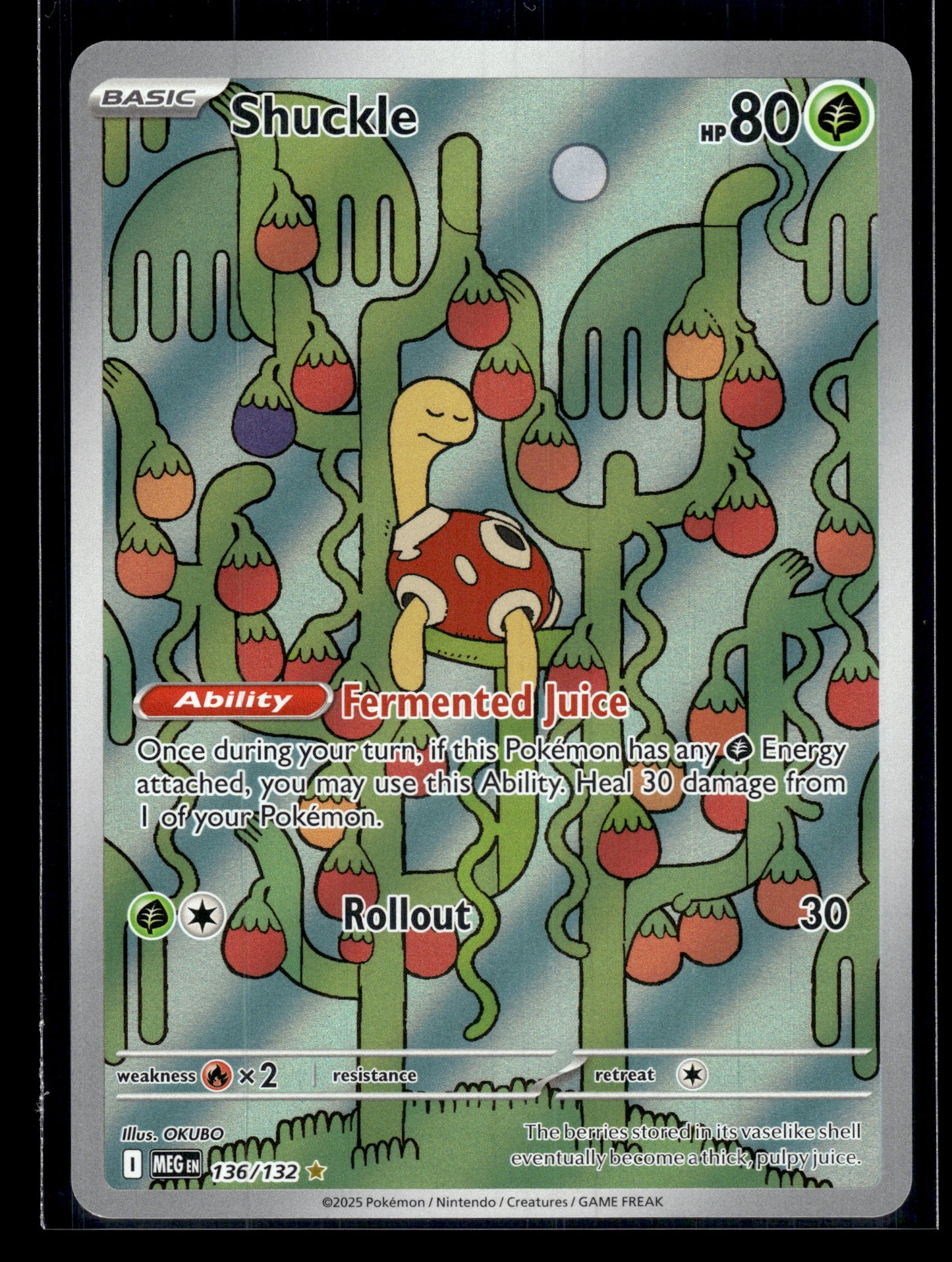 Shuckle #136/132 Mega Evolution NM