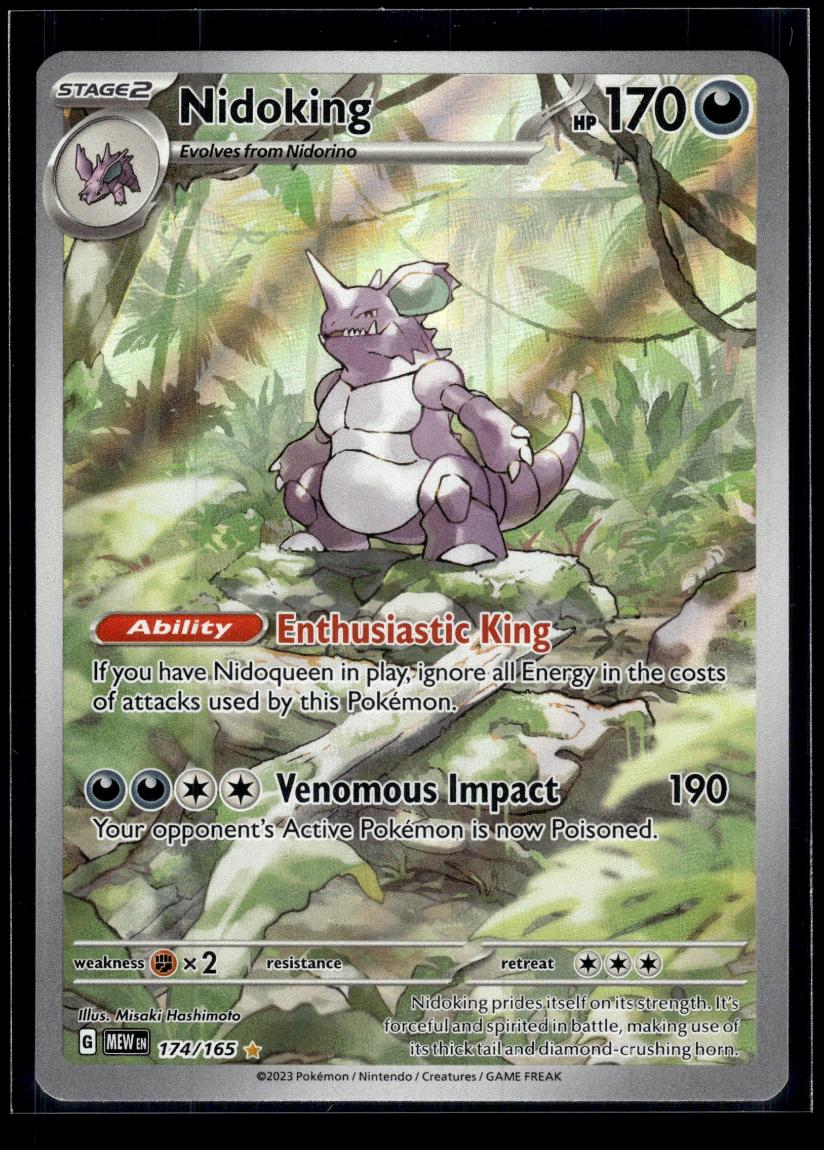 Nidoking #174/165 151 LP