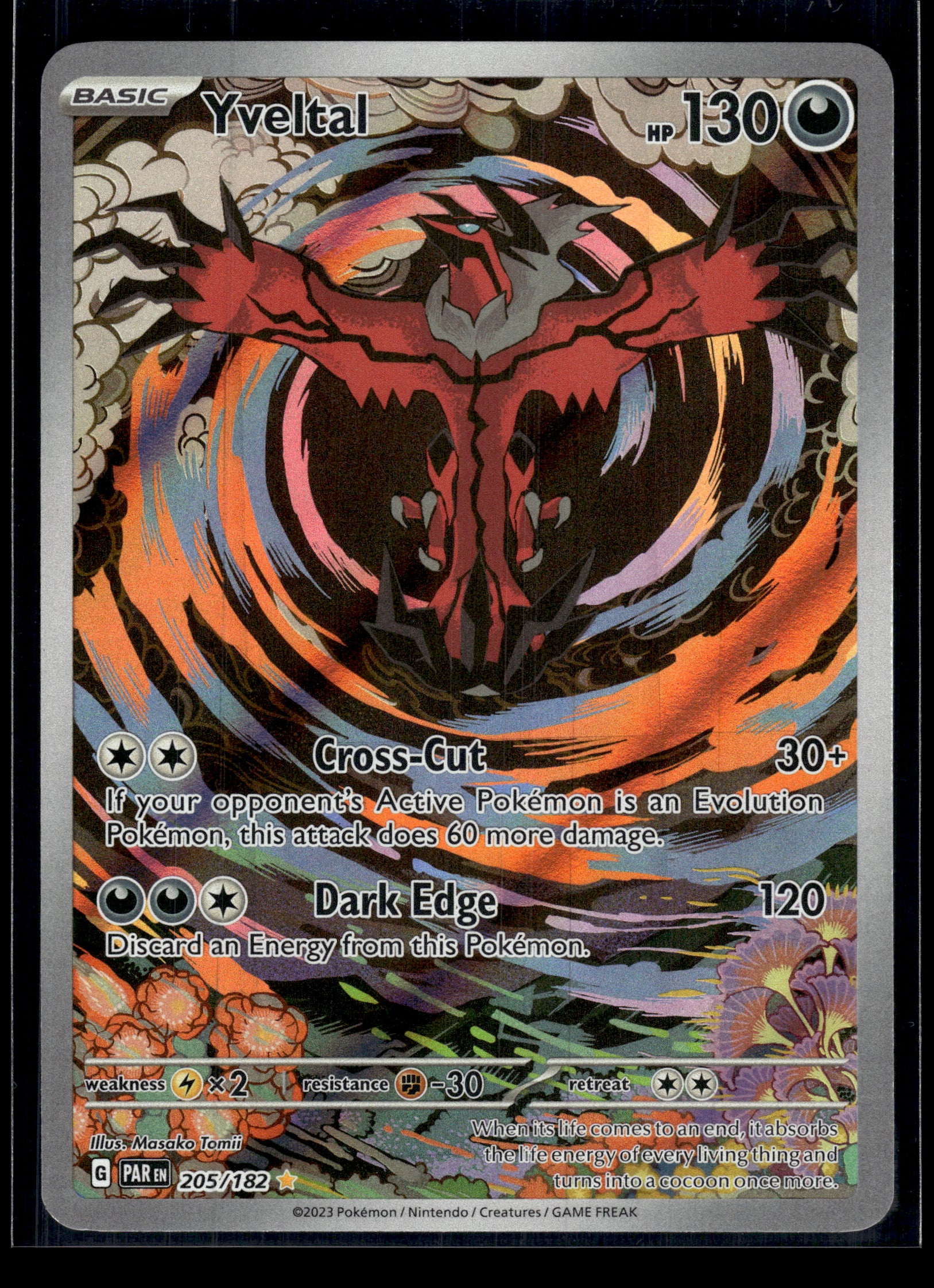 Yveltal #205/182 Paradox Rift VLP