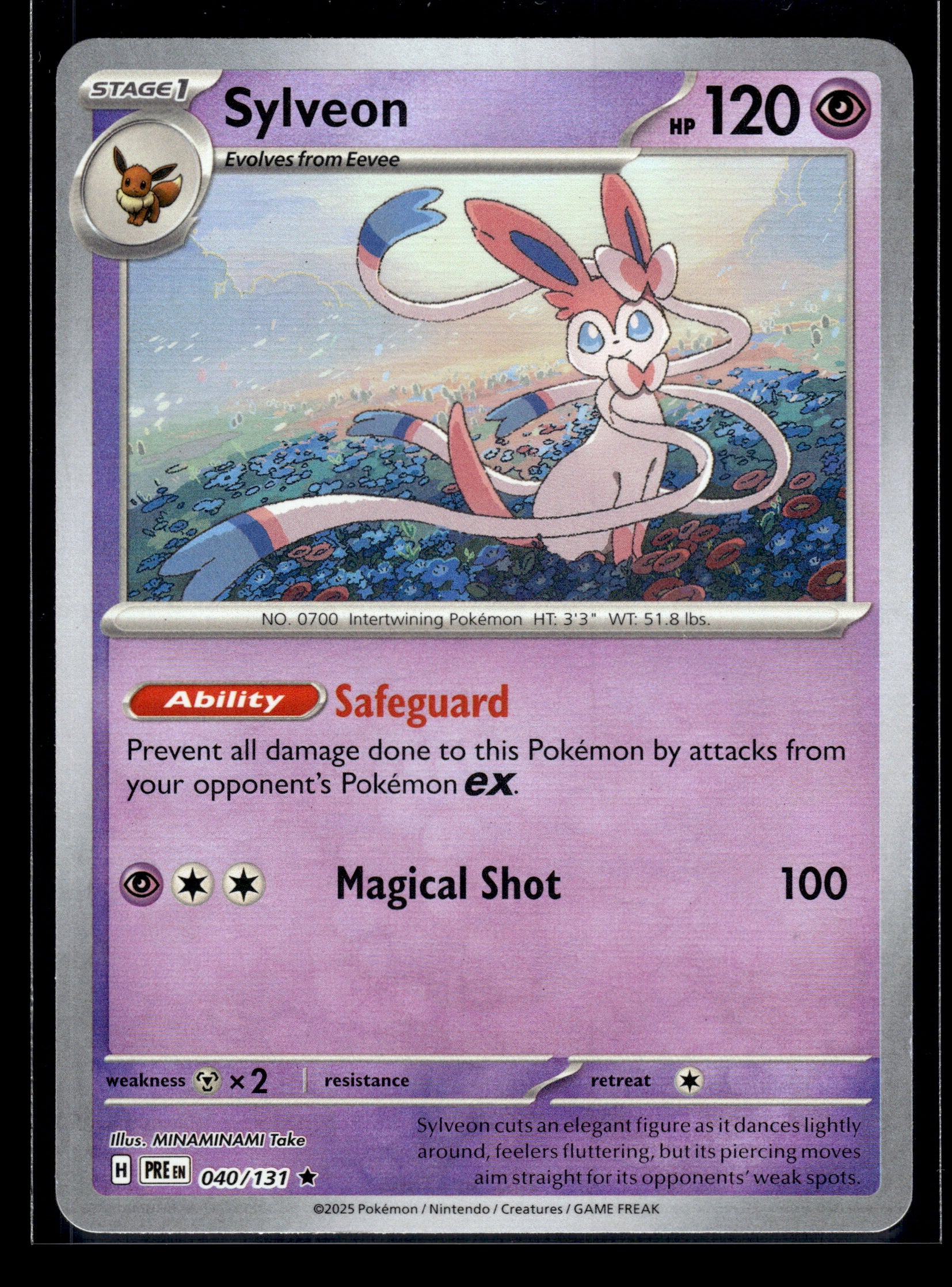 Sylveon (Poke Ball) #040/131 Prismatic Evolutions LP