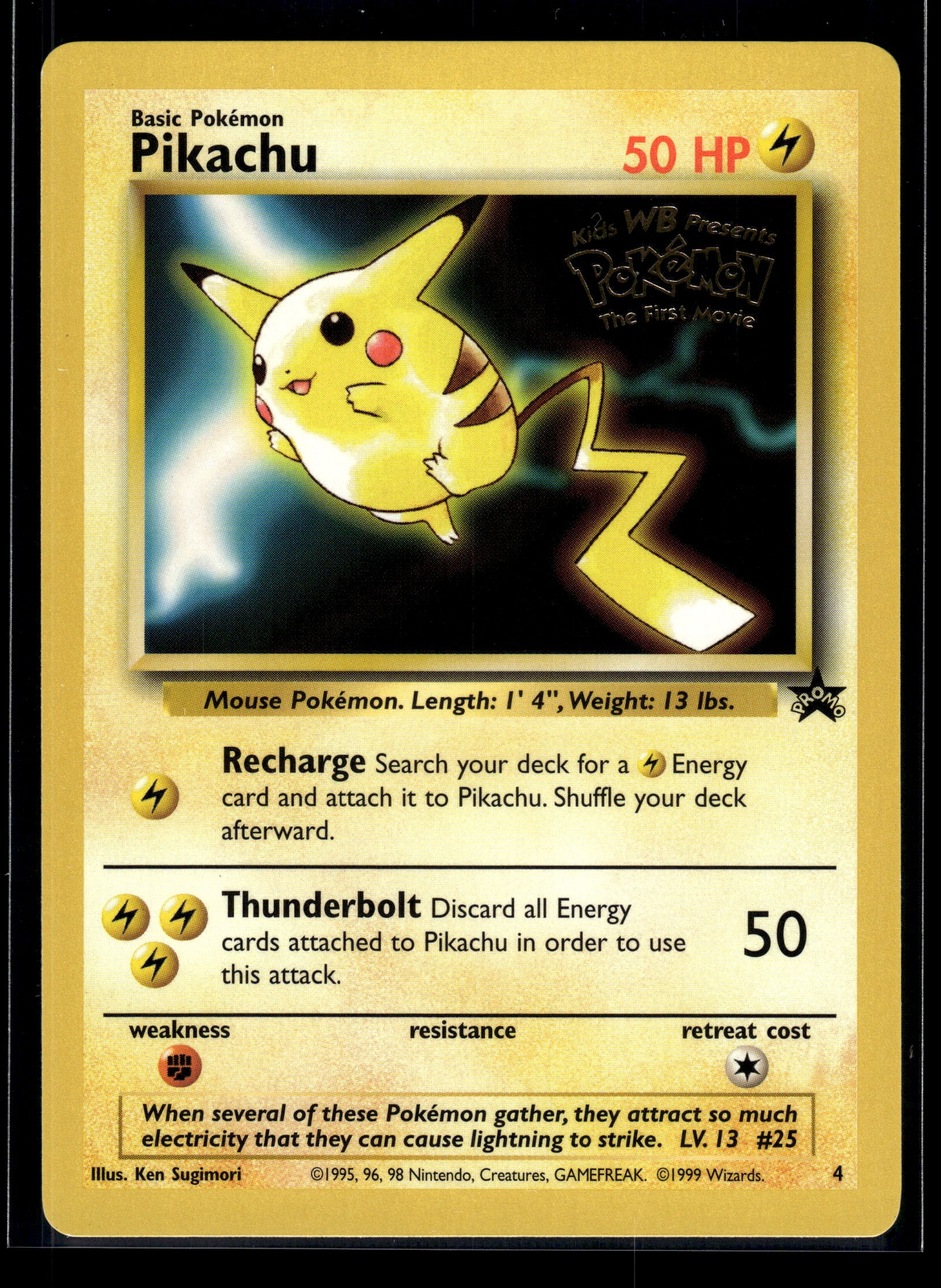 Pikachu #04/53 WoTC Promo LP