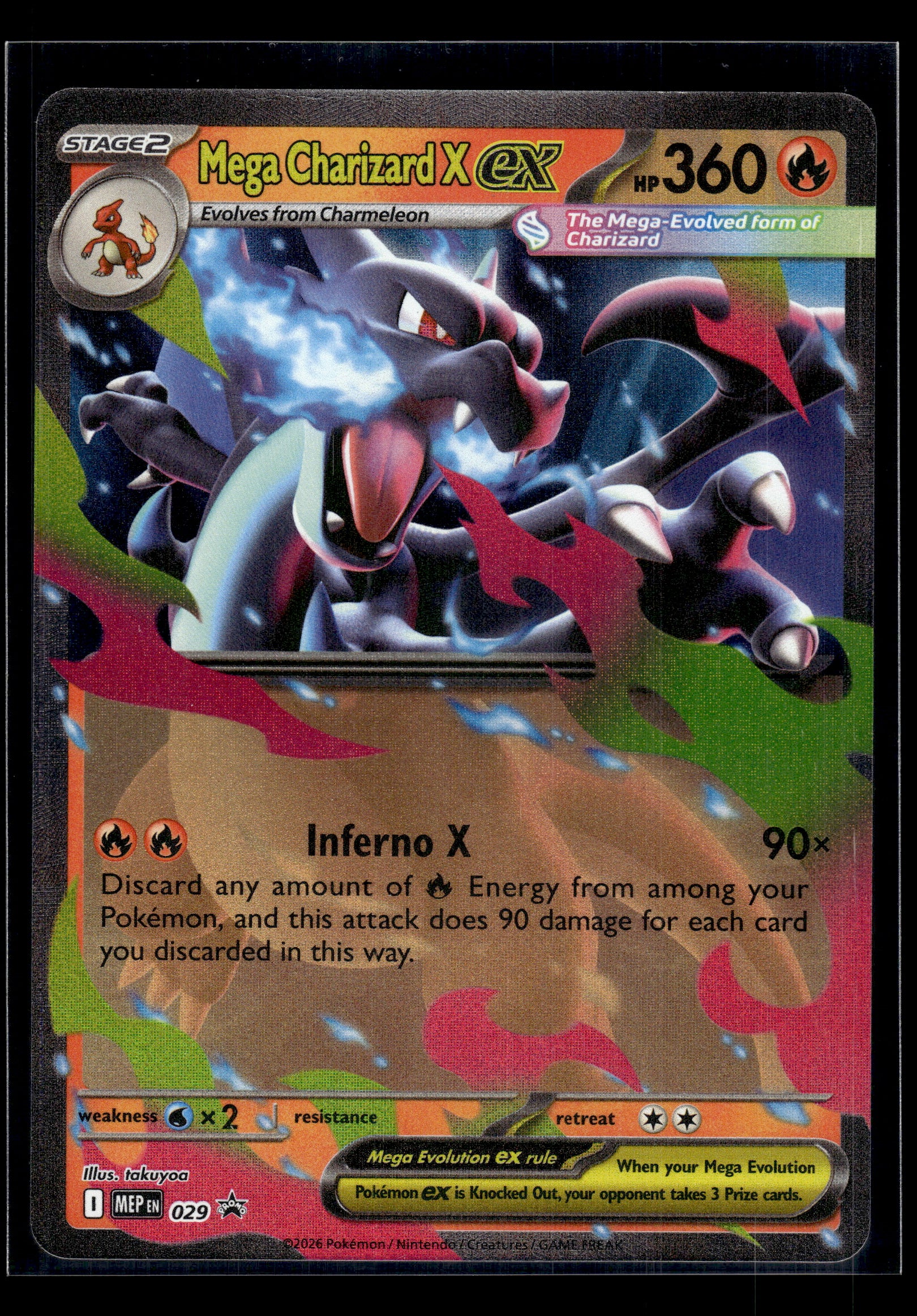 Mega Charizard X ex #029 Mega Evolution Promo VLP