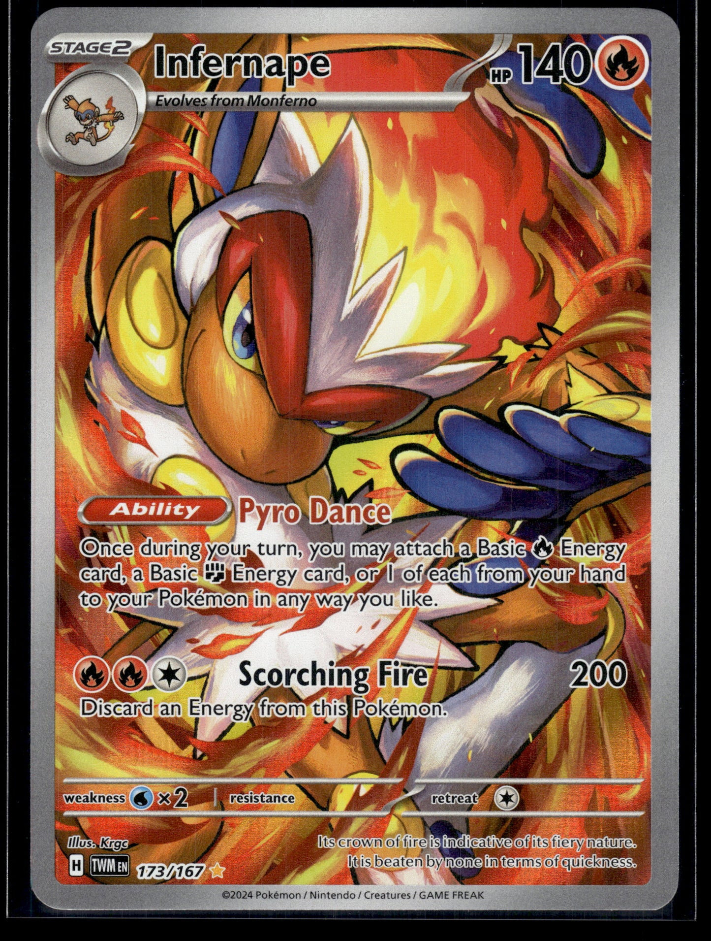 Infernape #173/167 Twilight Masquerade VLP