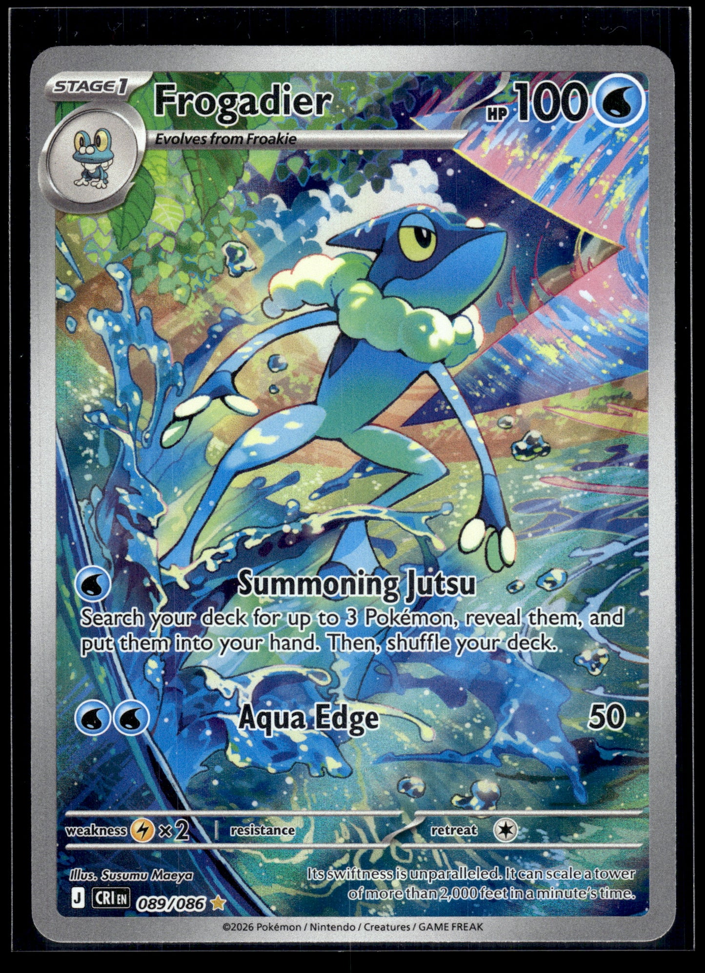 Frogadier #089/086 Chaos Rising NM