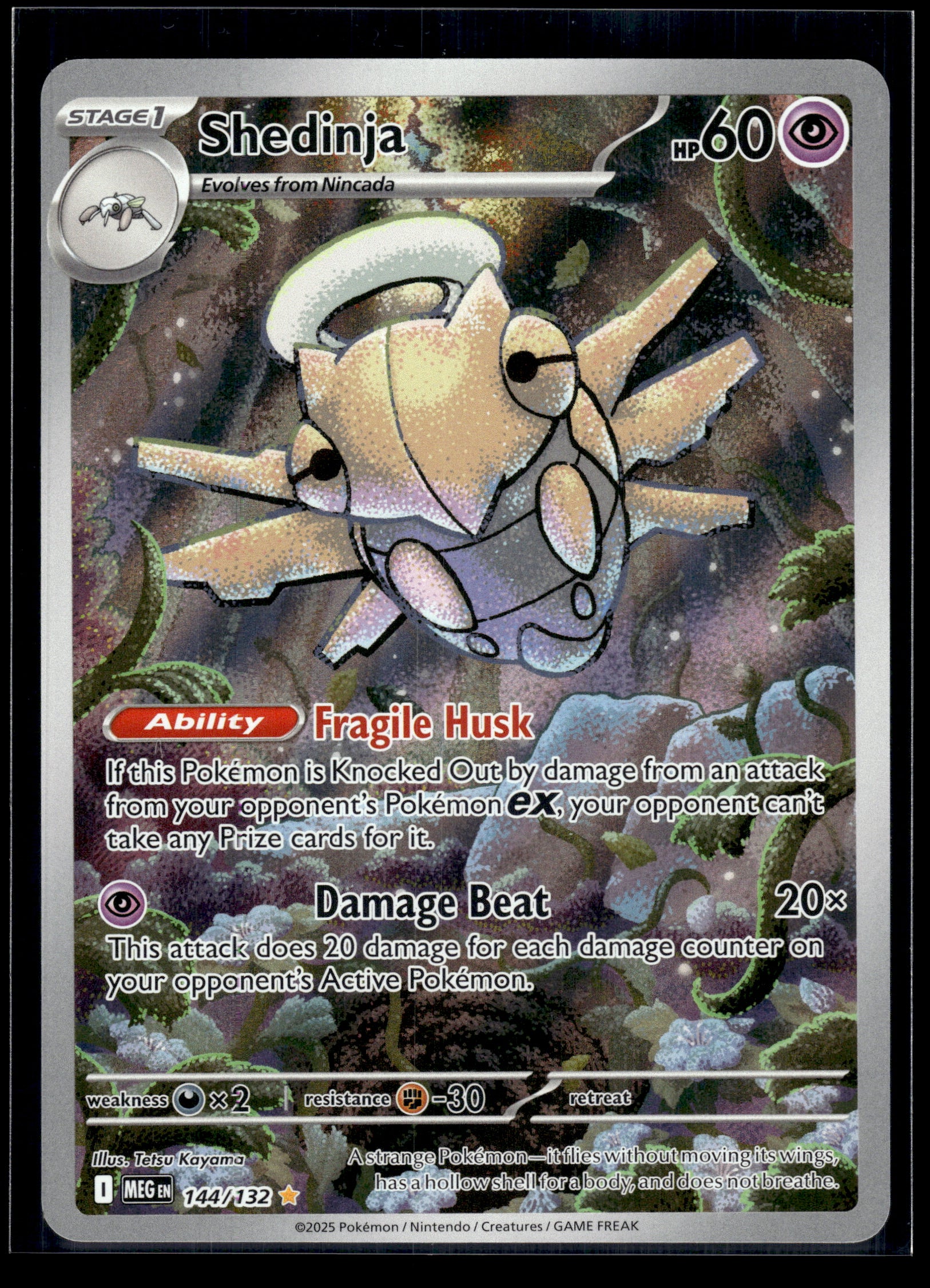 Shedinja #144/132 Mega Evolution NM