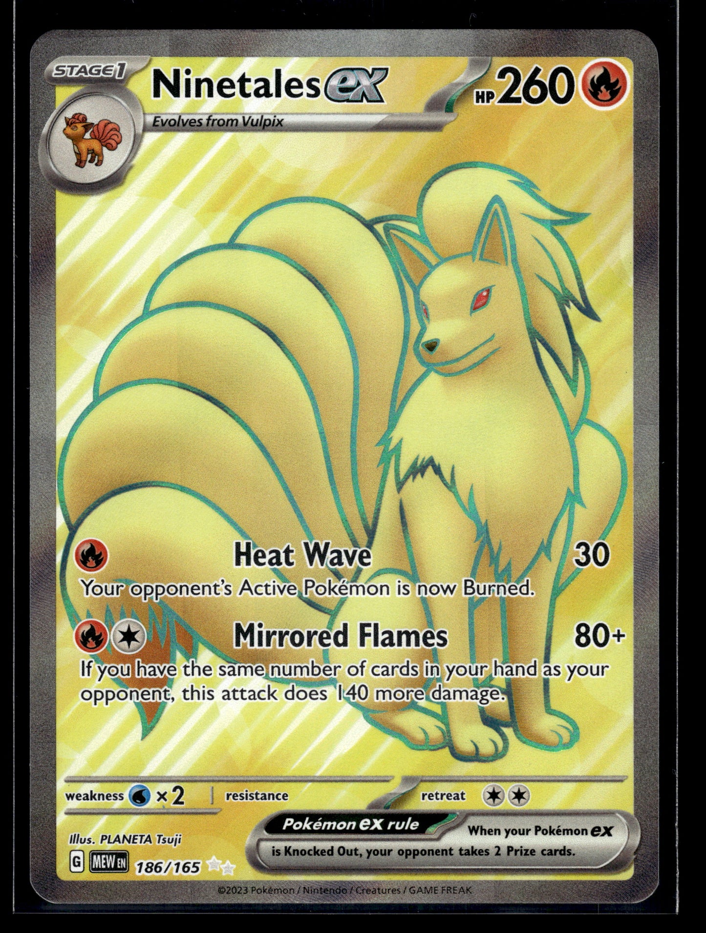 Ninetales ex #186/165 151 VLP