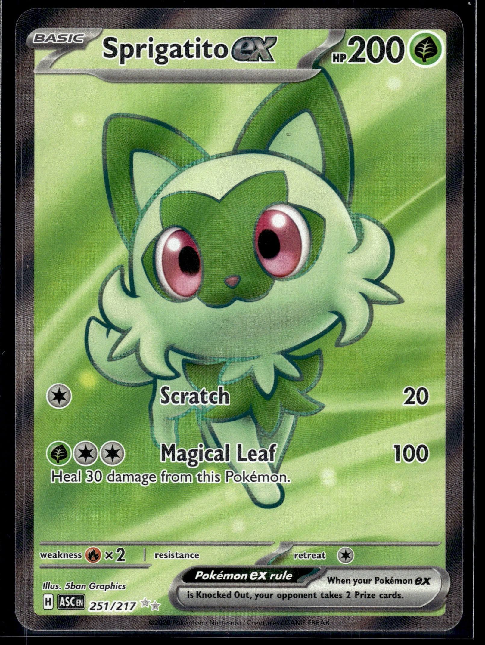 Sprigatito ex #251/217 Ascended Heroes NM