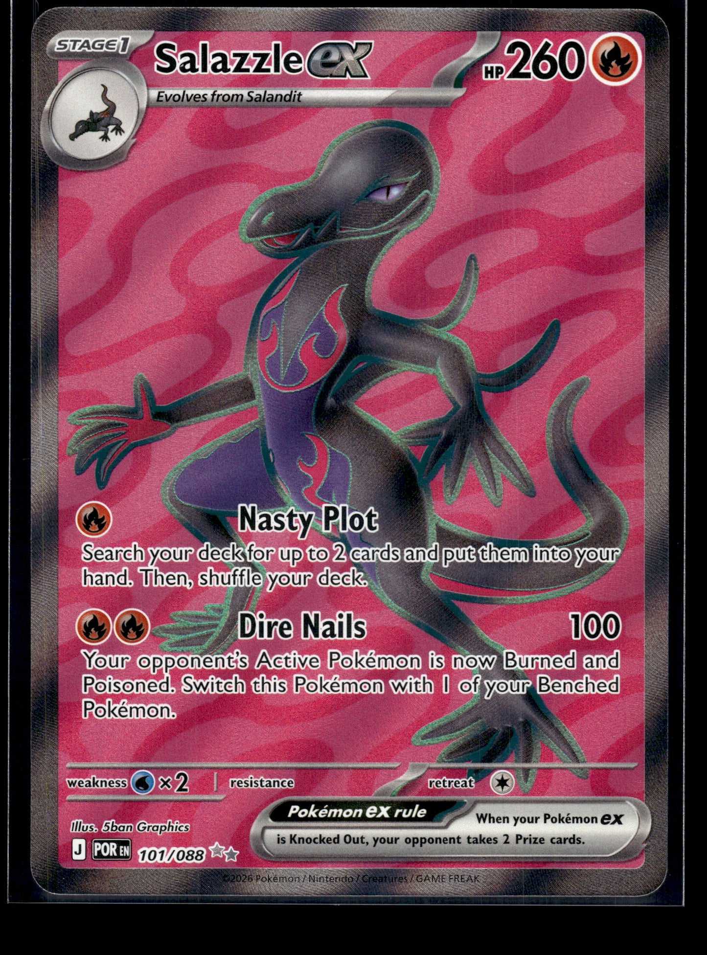 Salazzle ex #101/088 Perfect Order NM
