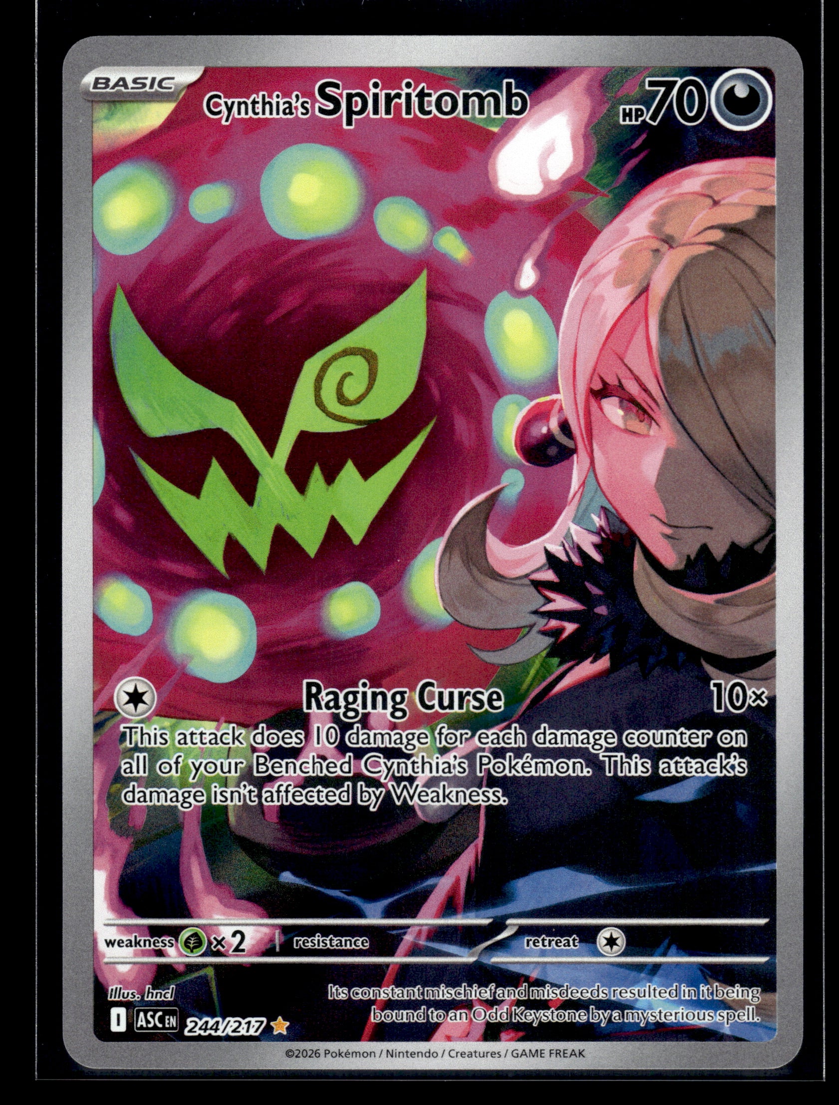 Cynthia's Spiritomb #244/217 Ascended Heroes NM