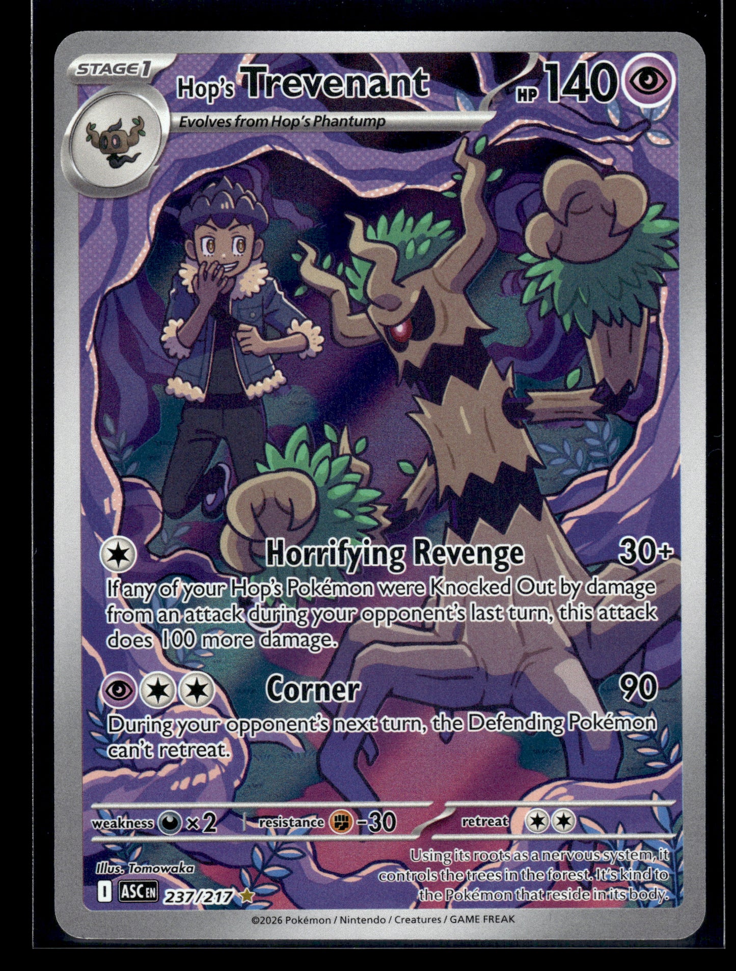 Hop's Trevenant #237/217 Ascended Heroes NM