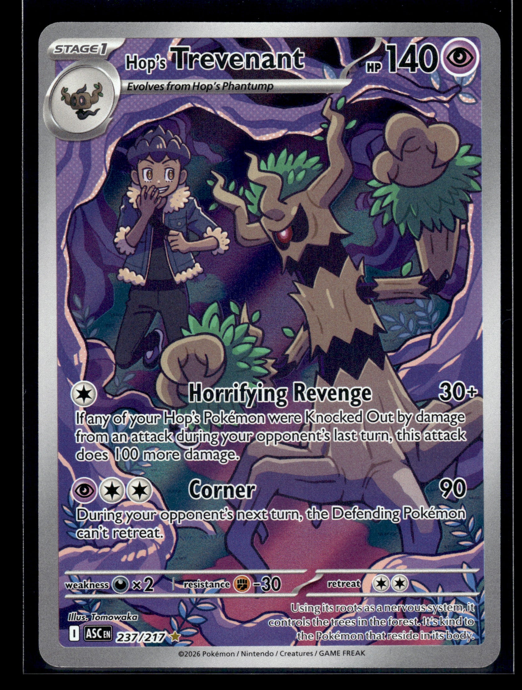 Hop's Trevenant #237/217 Ascended Heroes NM