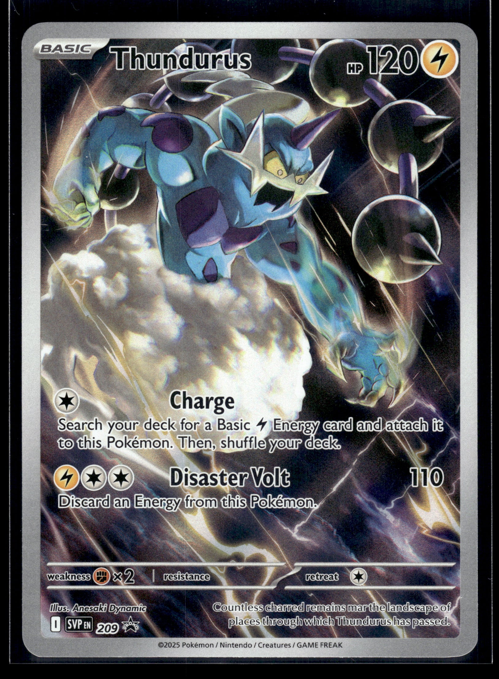 Thundurus #209 Scarlet & Violet Promo LP